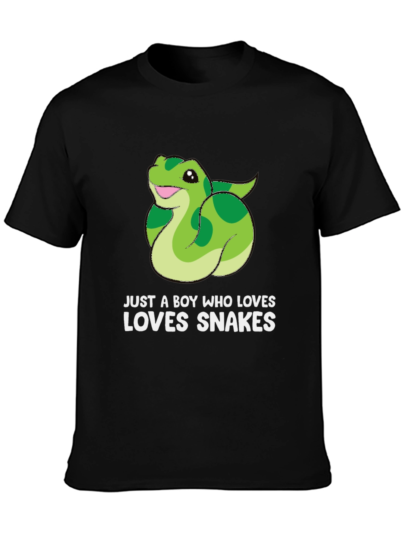 Boys Snake Lover T-Shirt - Cute Reptile Graphic Tee