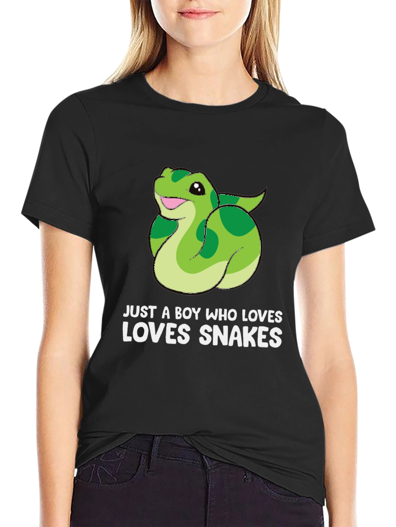 Boys Snake Lover T-Shirt - Cute Reptile Graphic Tee