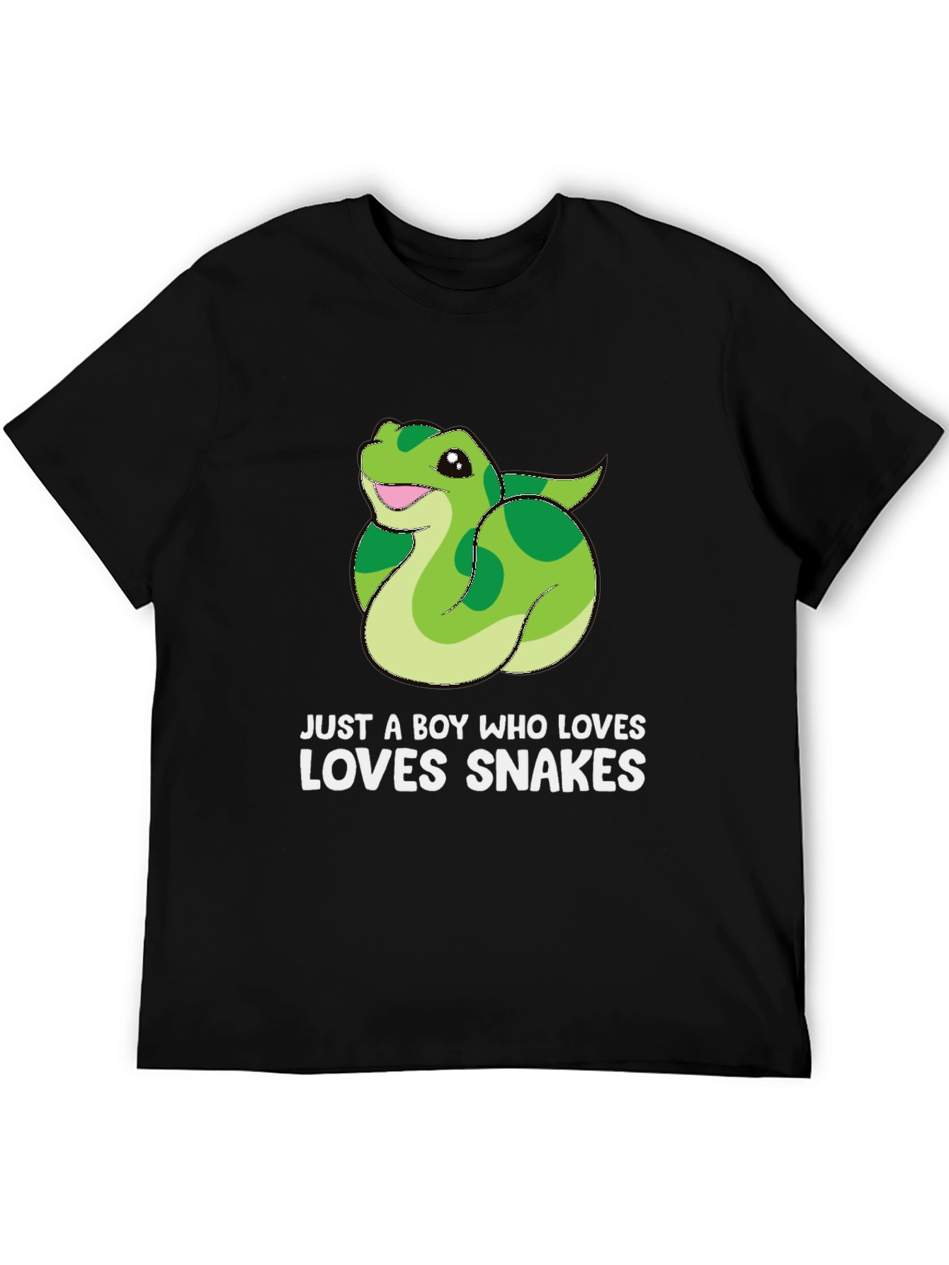 Boys Snake Lover T-Shirt - Cute Reptile Graphic Tee