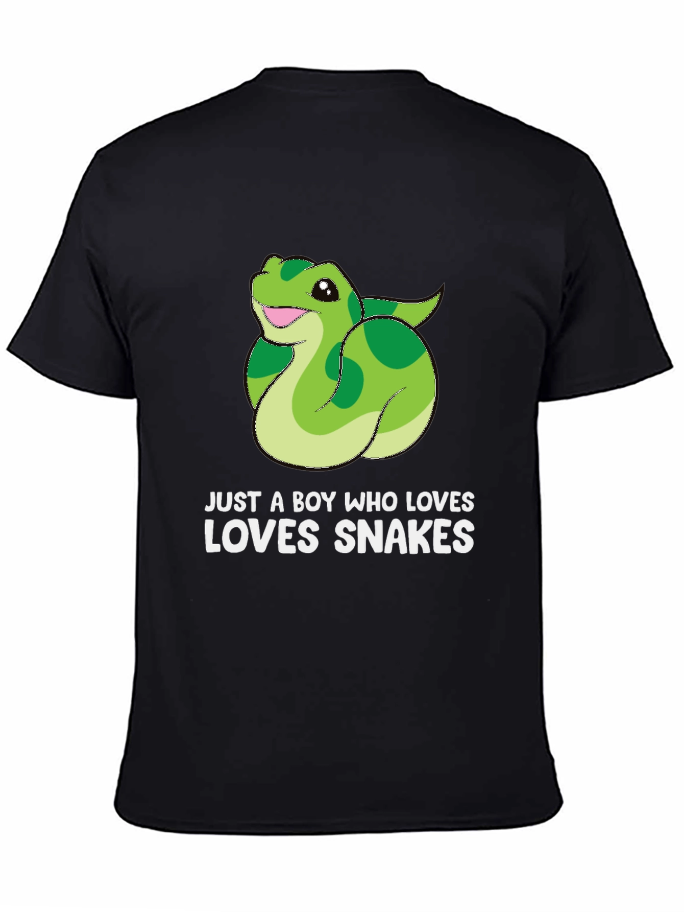 Boys Snake Lover T-Shirt - Cute Reptile Graphic Tee