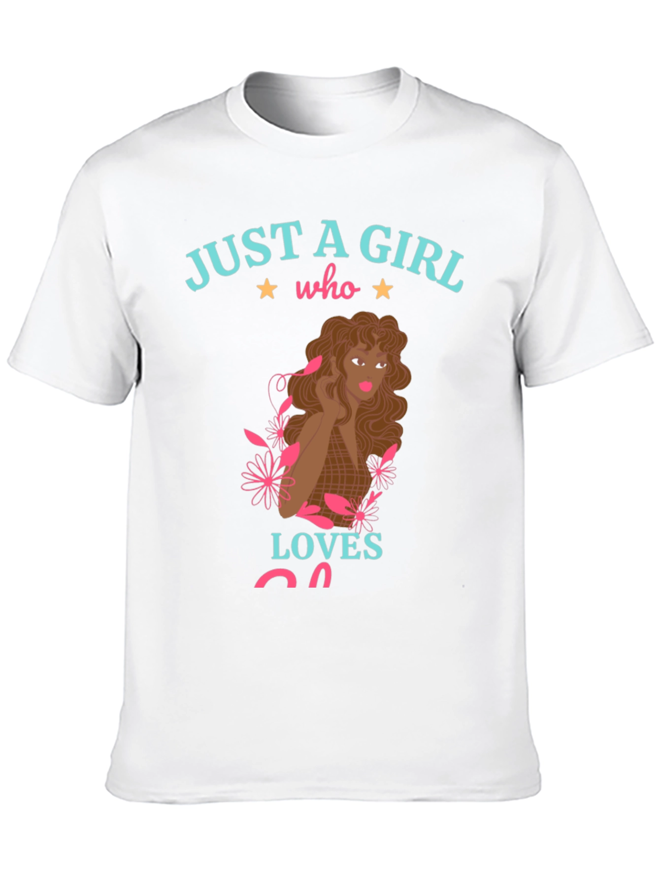 Just A Girl Who Loves Cats Graphic T-Shirt
