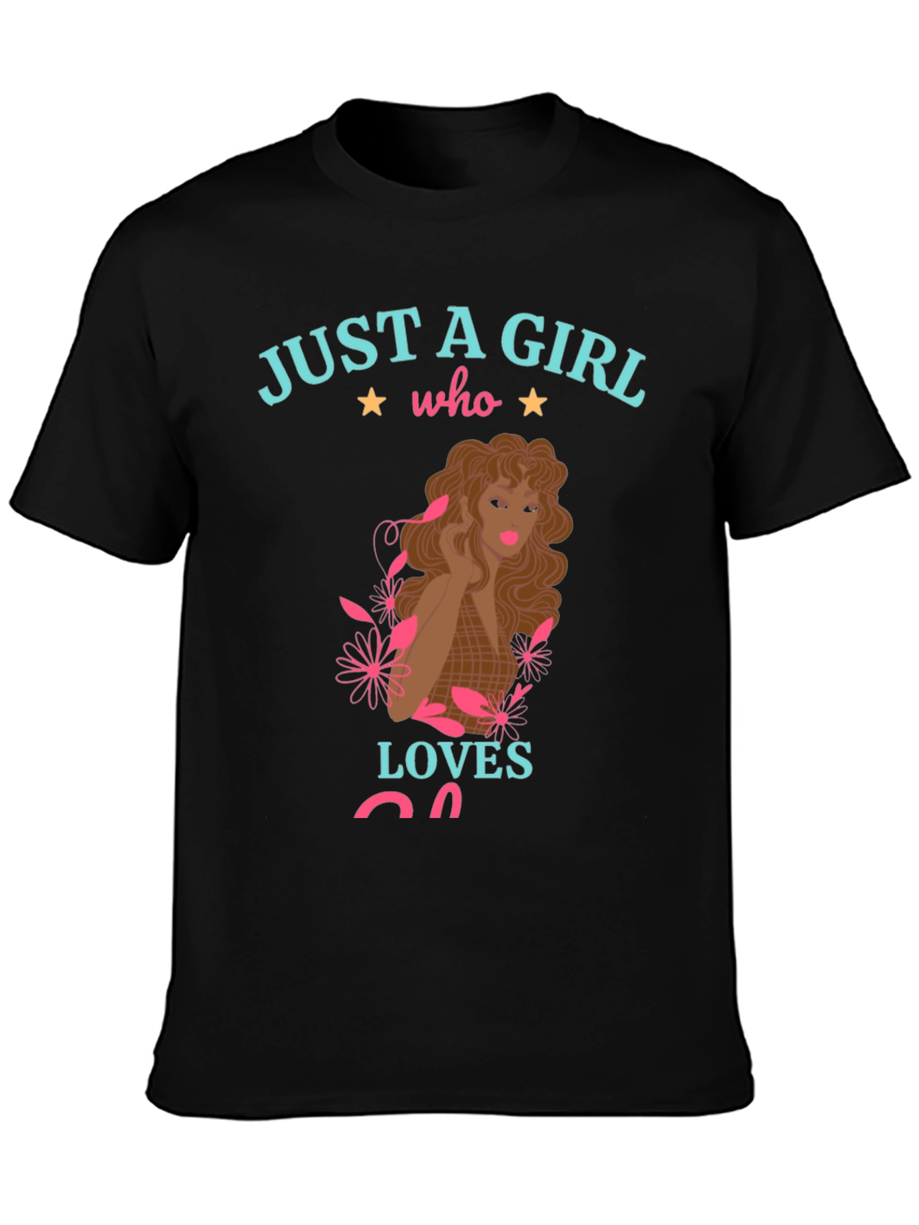 Just A Girl Who Loves Cats Graphic T-Shirt