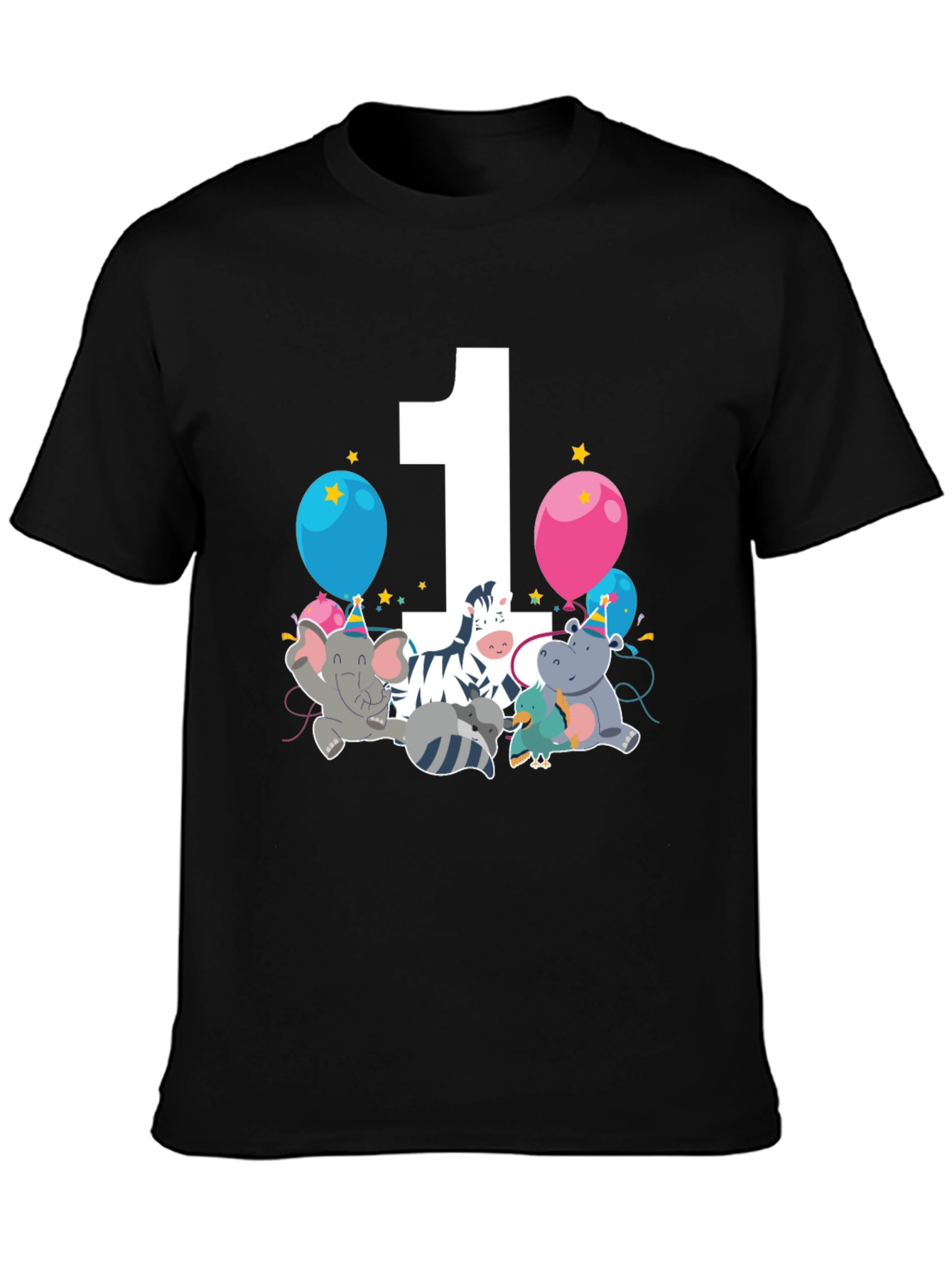 Birthday One Zoo Animal Party T-Shirt