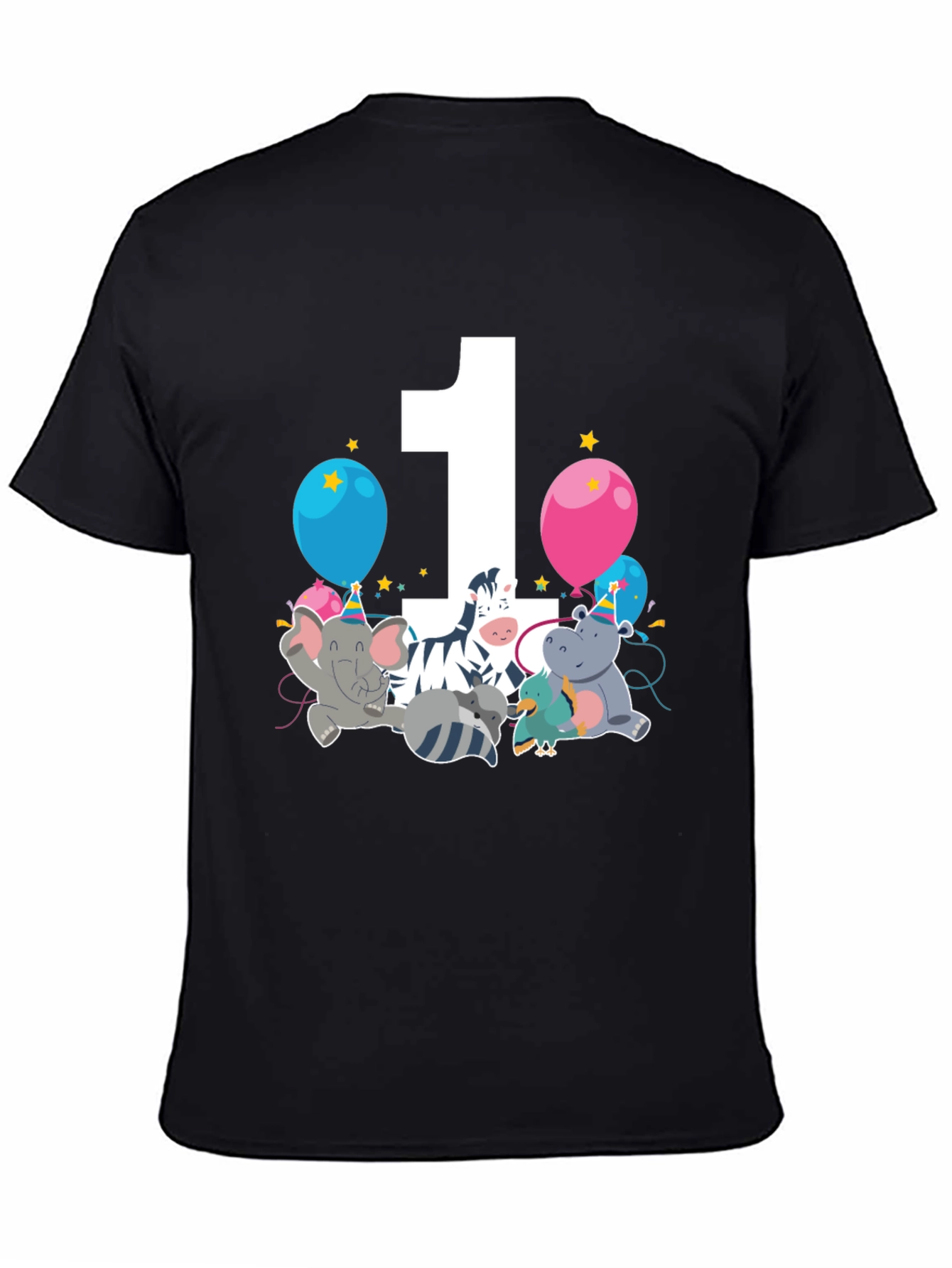 Birthday One Zoo Animal Party T-Shirt