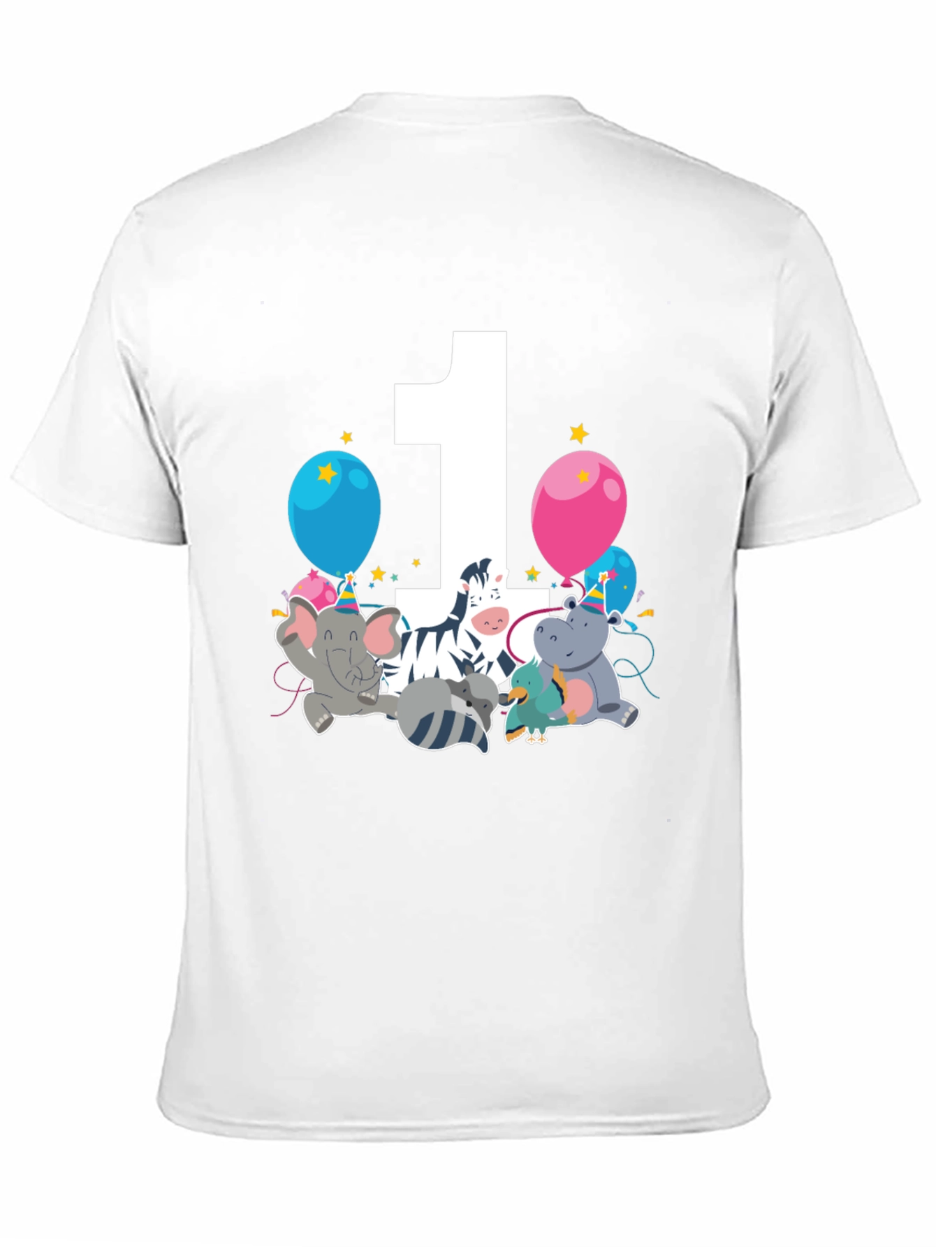 Birthday One Zoo Animal Party T-Shirt