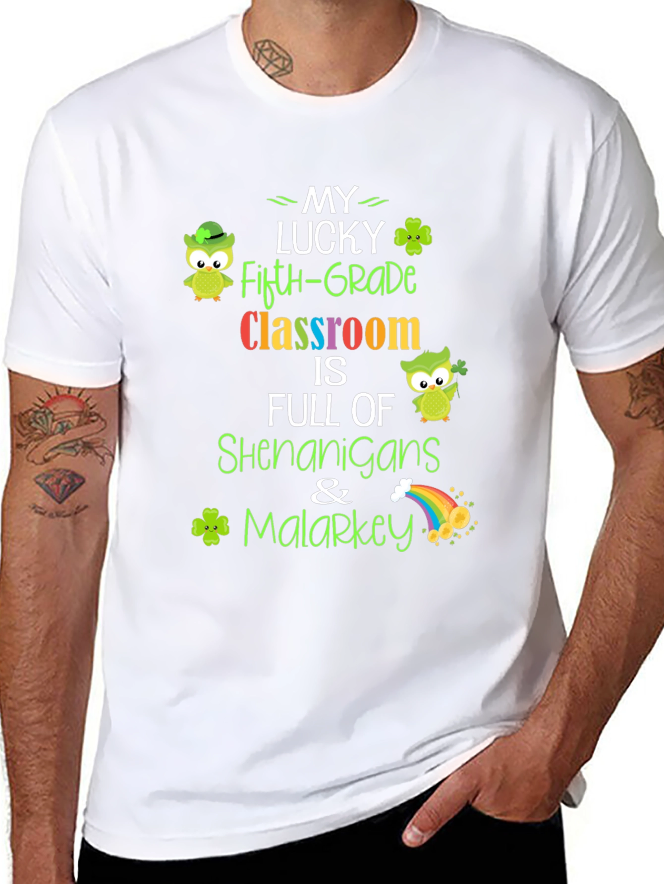 Lucky Fifth Grade St. Patricks Day T-Shirt