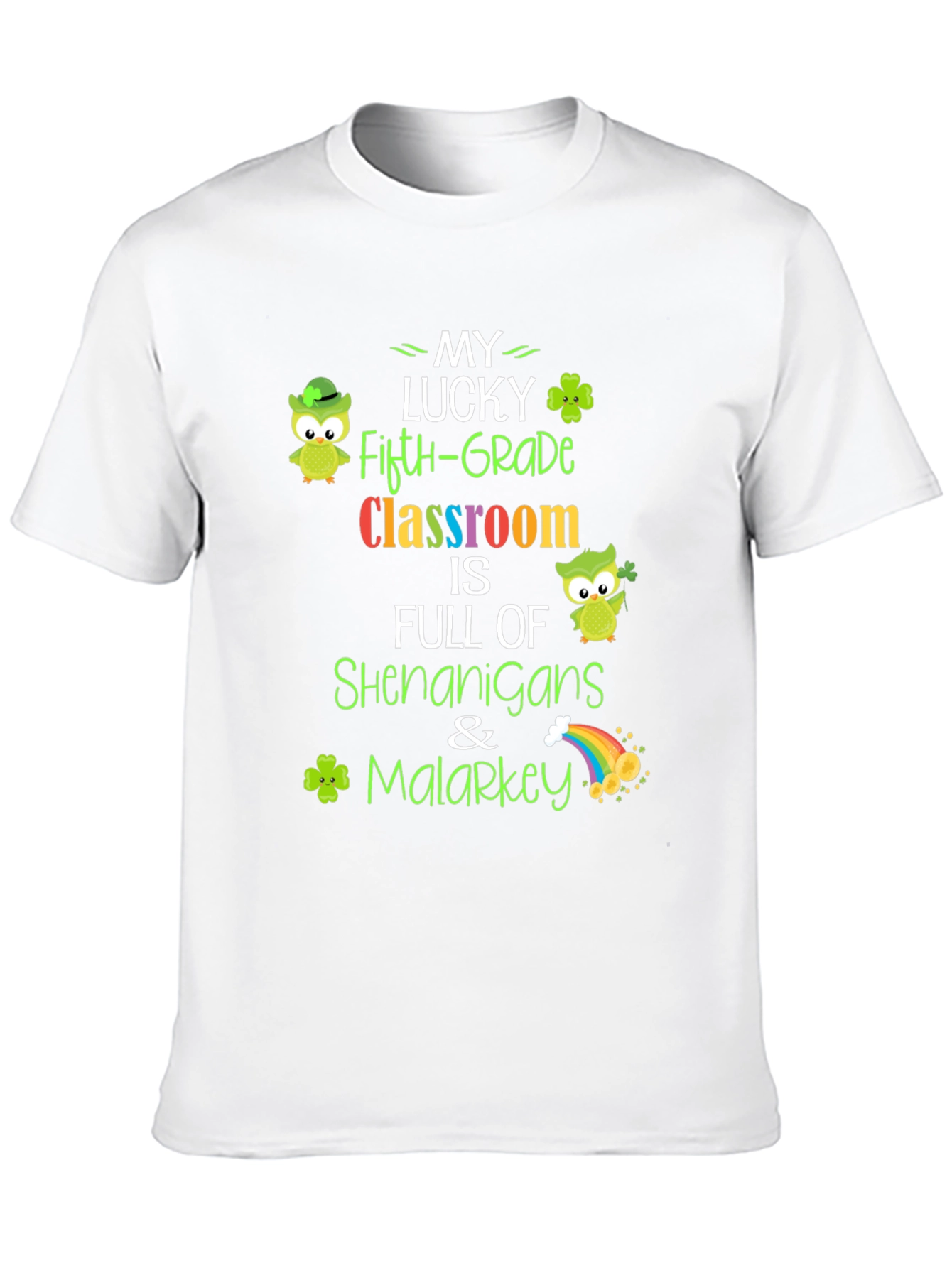 Lucky Fifth Grade St. Patricks Day T-Shirt