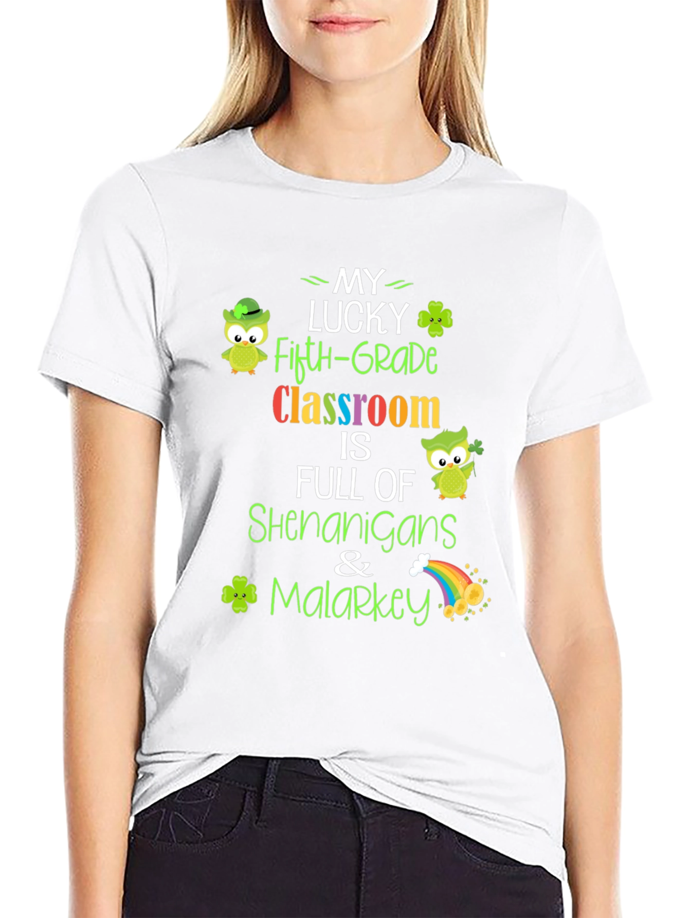 Lucky Fifth Grade St. Patricks Day T-Shirt