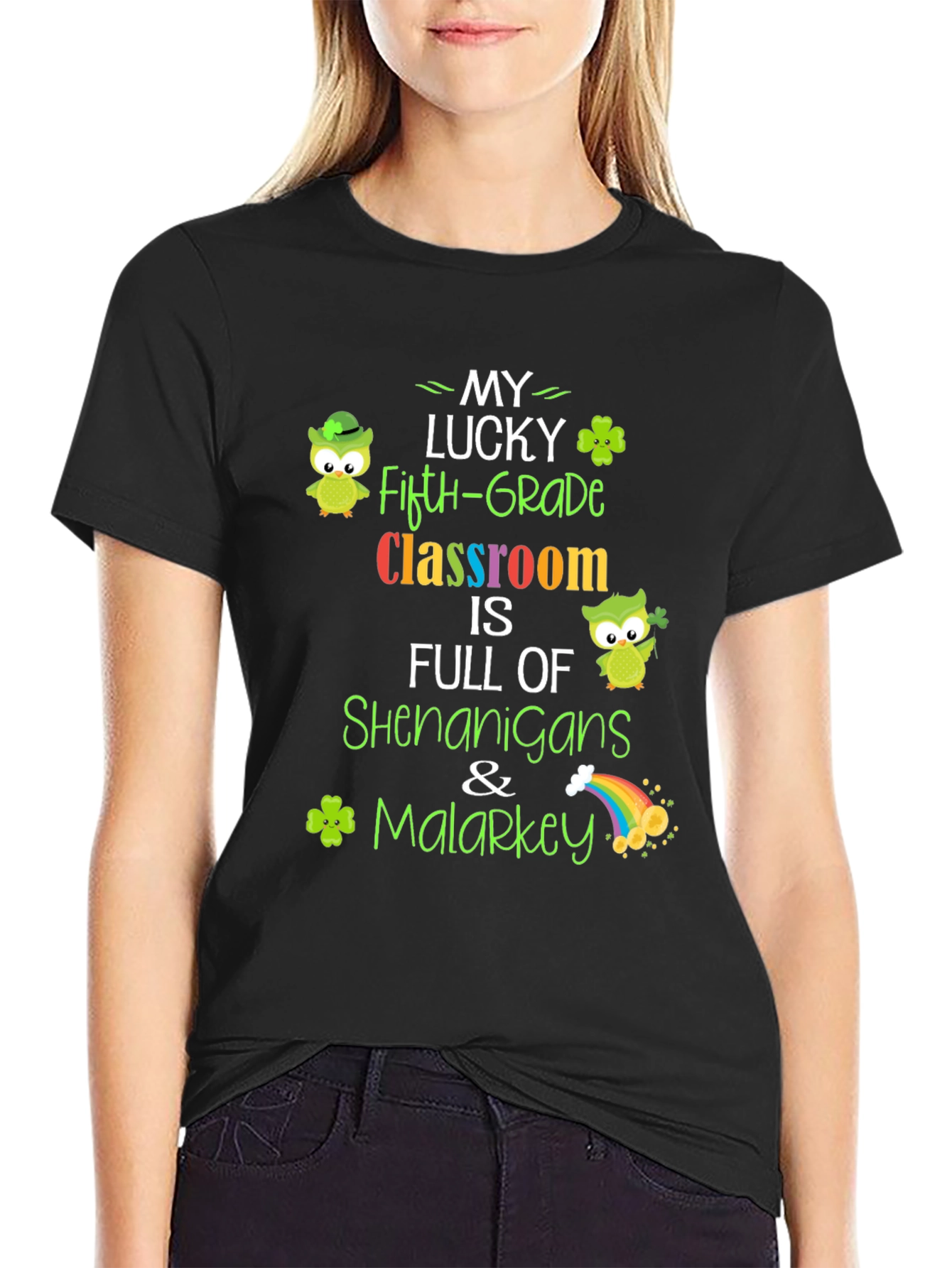 Lucky Fifth Grade St. Patricks Day T-Shirt