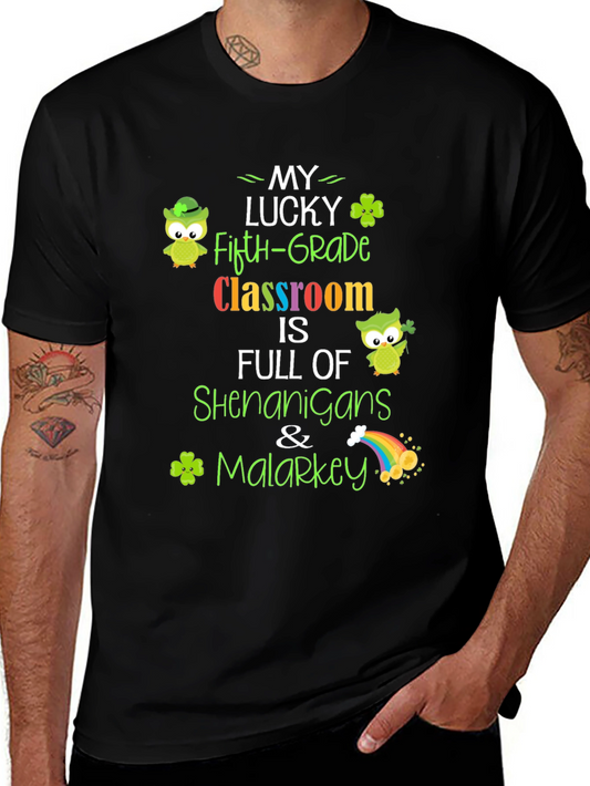 Lucky Fifth Grade St. Patricks Day T-Shirt