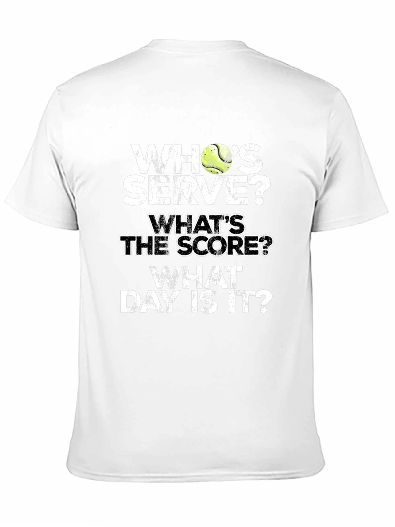 Tennis T-Shirt: Whos Serve? Funny Tennis Player Gift