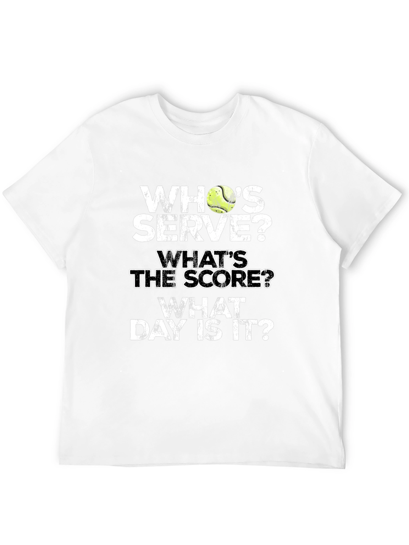 Tennis T-Shirt: Whos Serve? Funny Tennis Player Gift