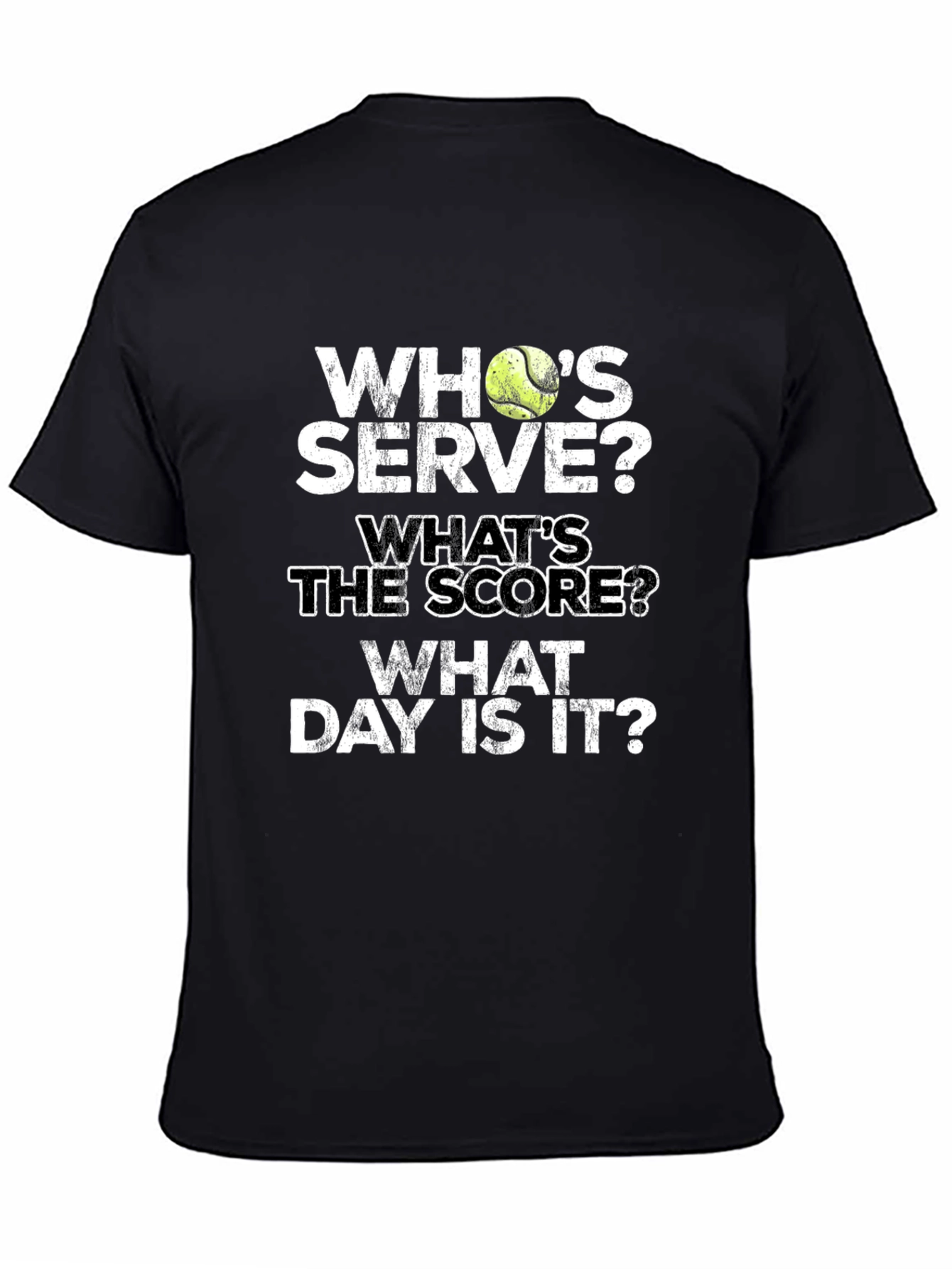 Tennis T-Shirt: Whos Serve? Funny Tennis Player Gift