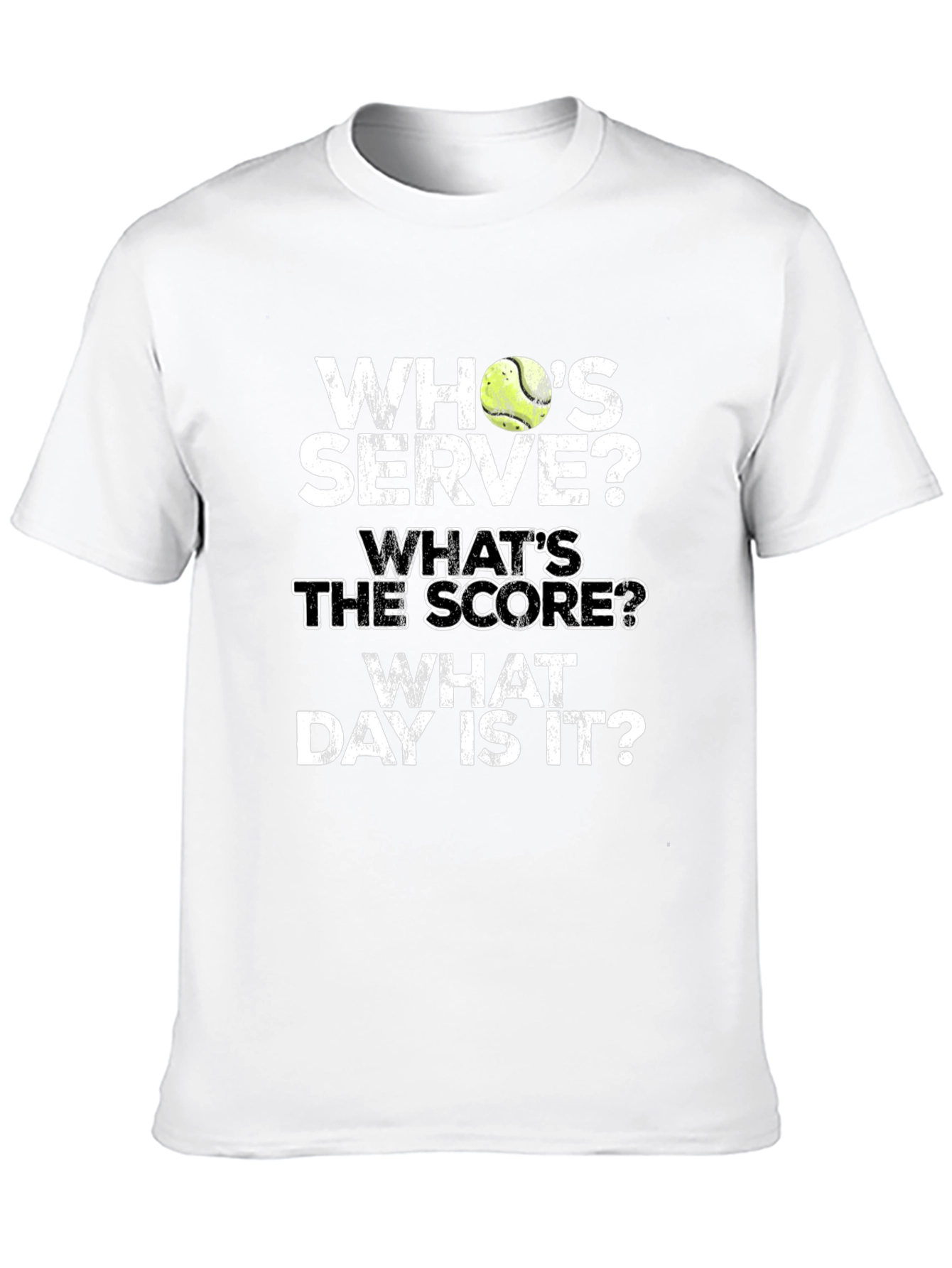 Tennis T-Shirt: Whos Serve? Funny Tennis Player Gift
