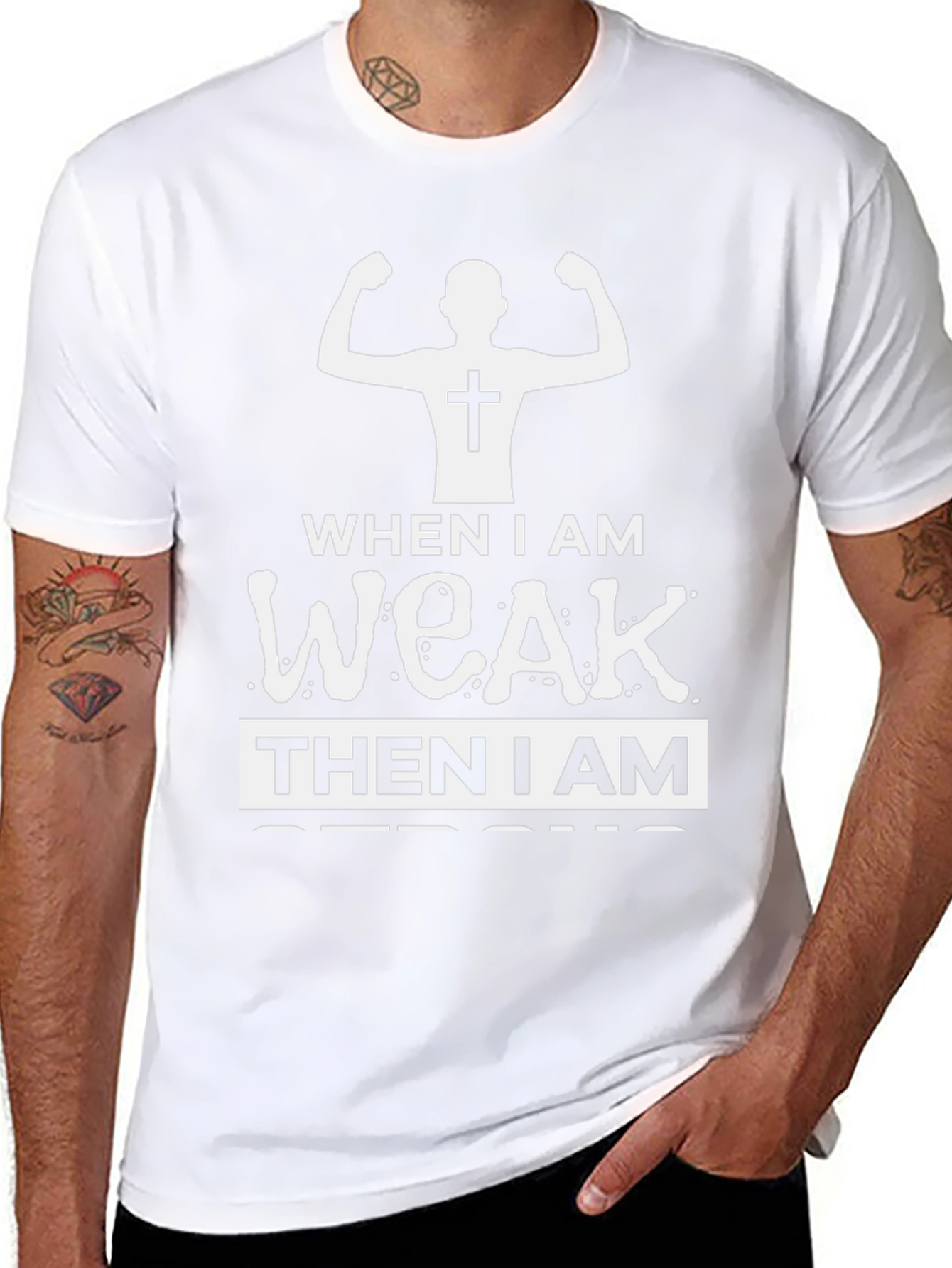 Christian Strong When Weak T-Shirt
