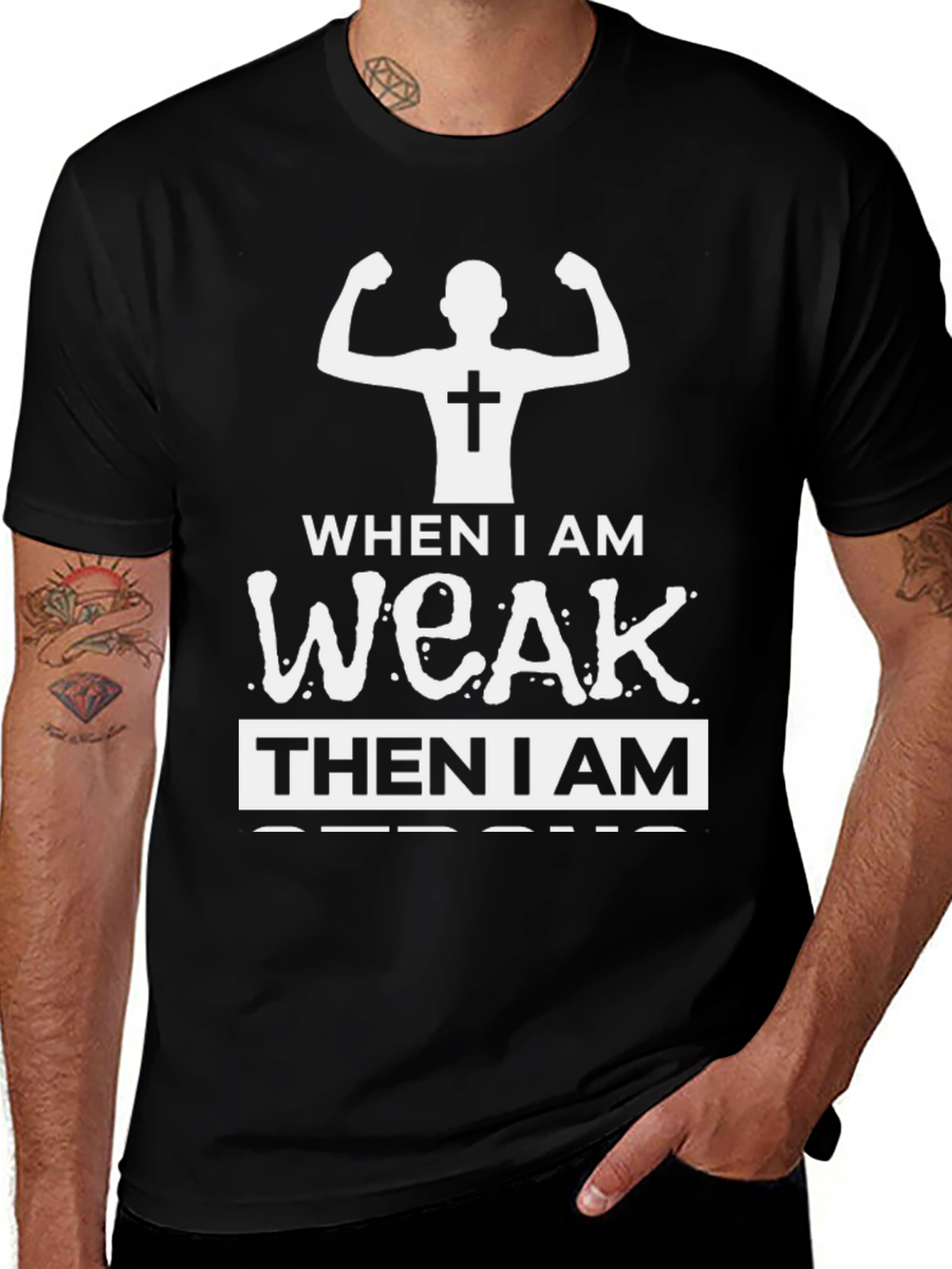 Christian Strong When Weak T-Shirt