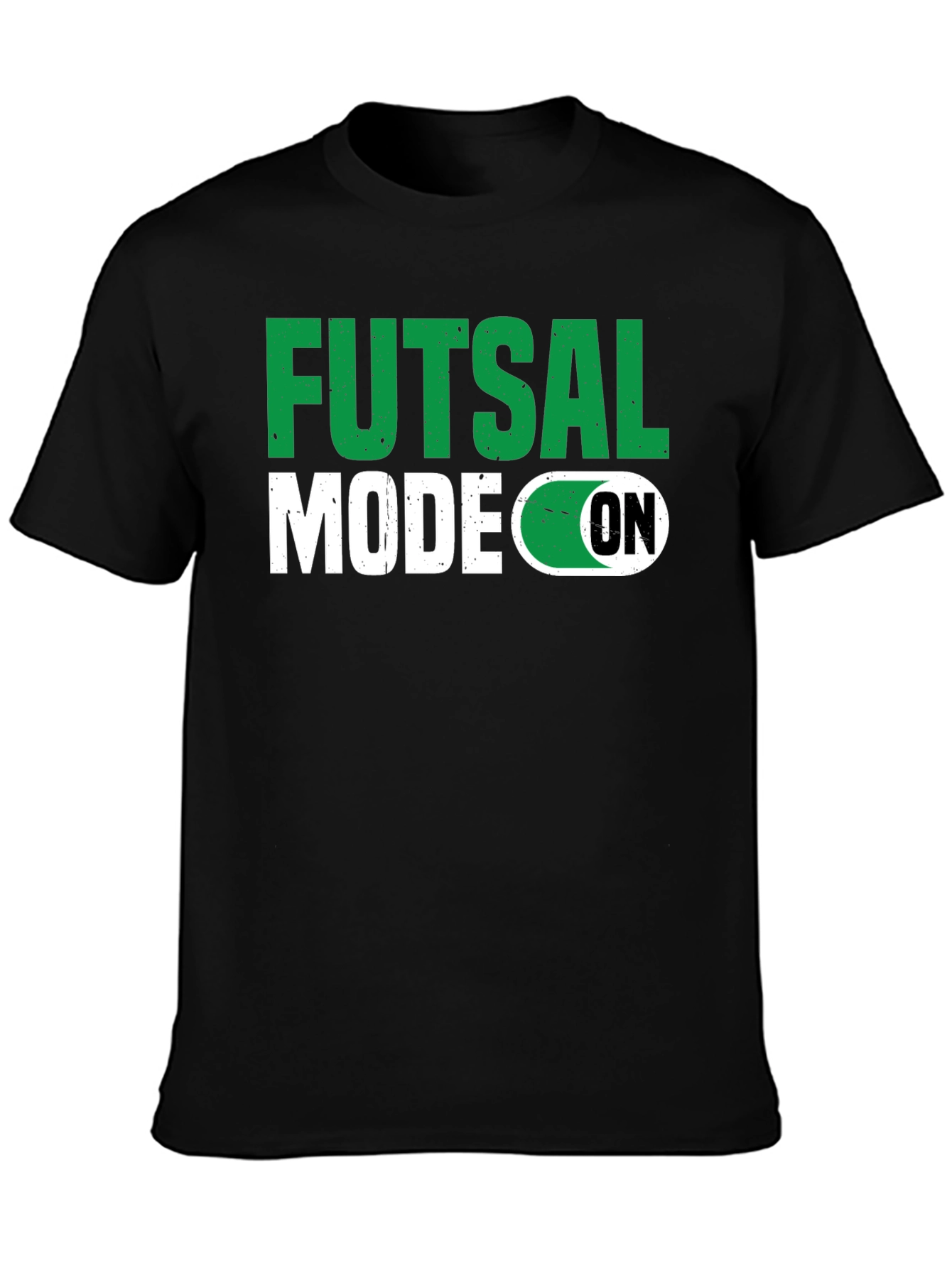 Futsal Mode On T-Shirt - Black Graphic Tee