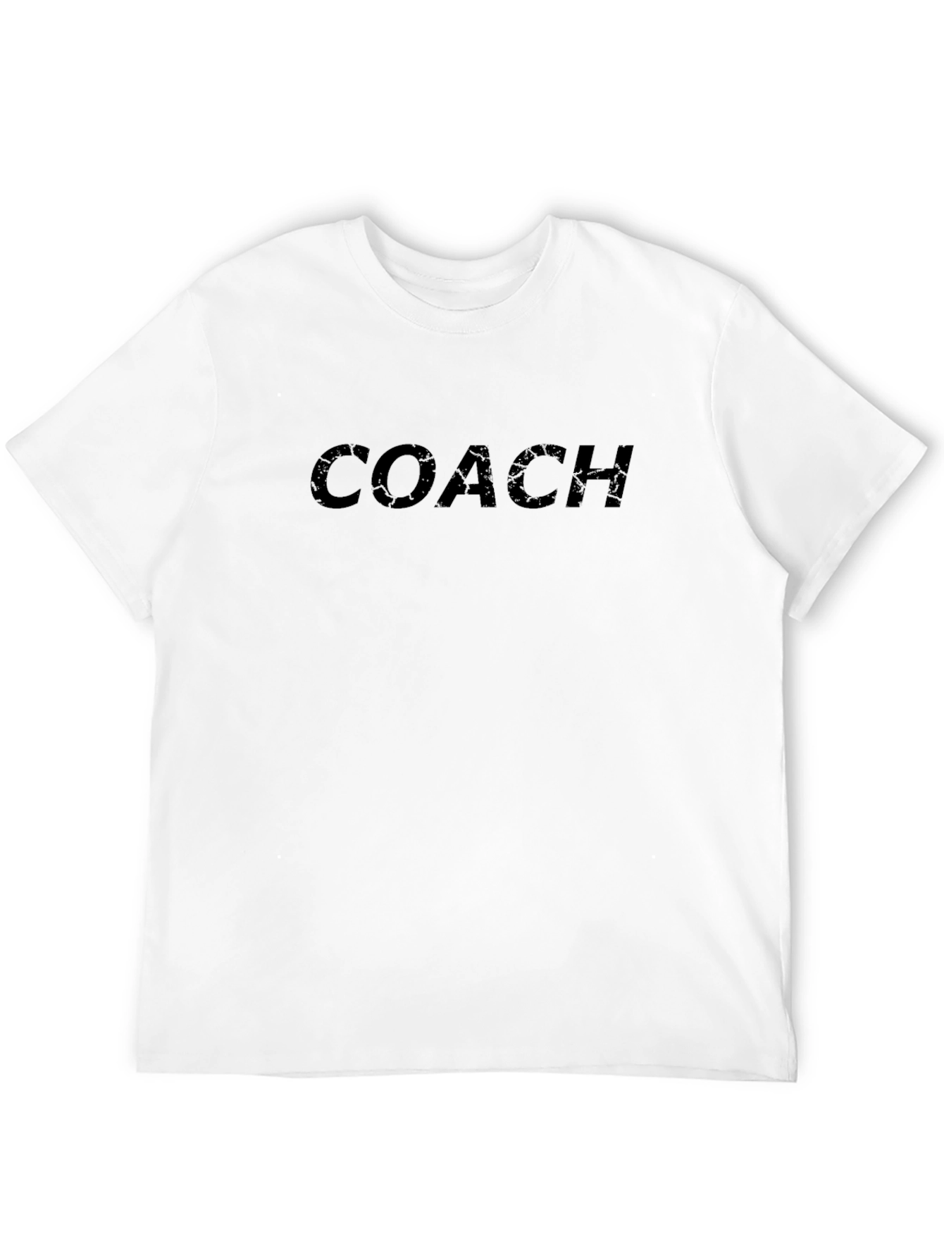 Black COACH Graphic Crew Neck T-Shirt