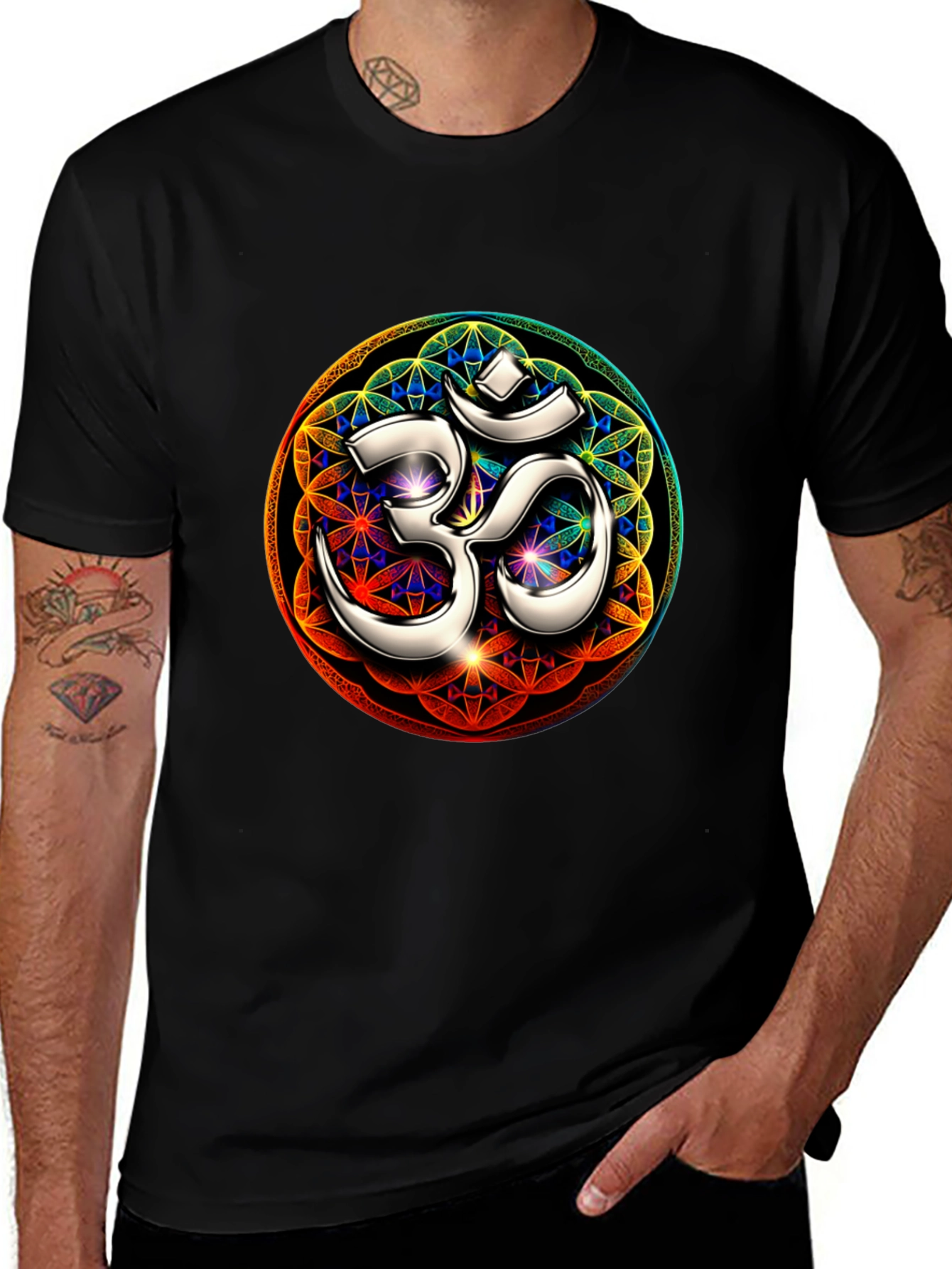 Om Mandala Graphic T-Shirt