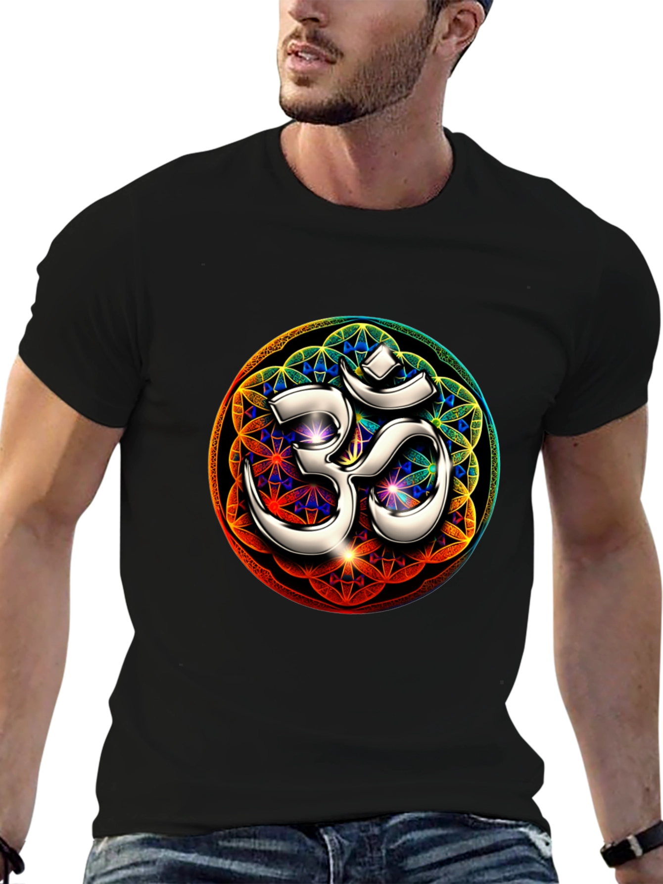 Om Mandala Graphic T-Shirt