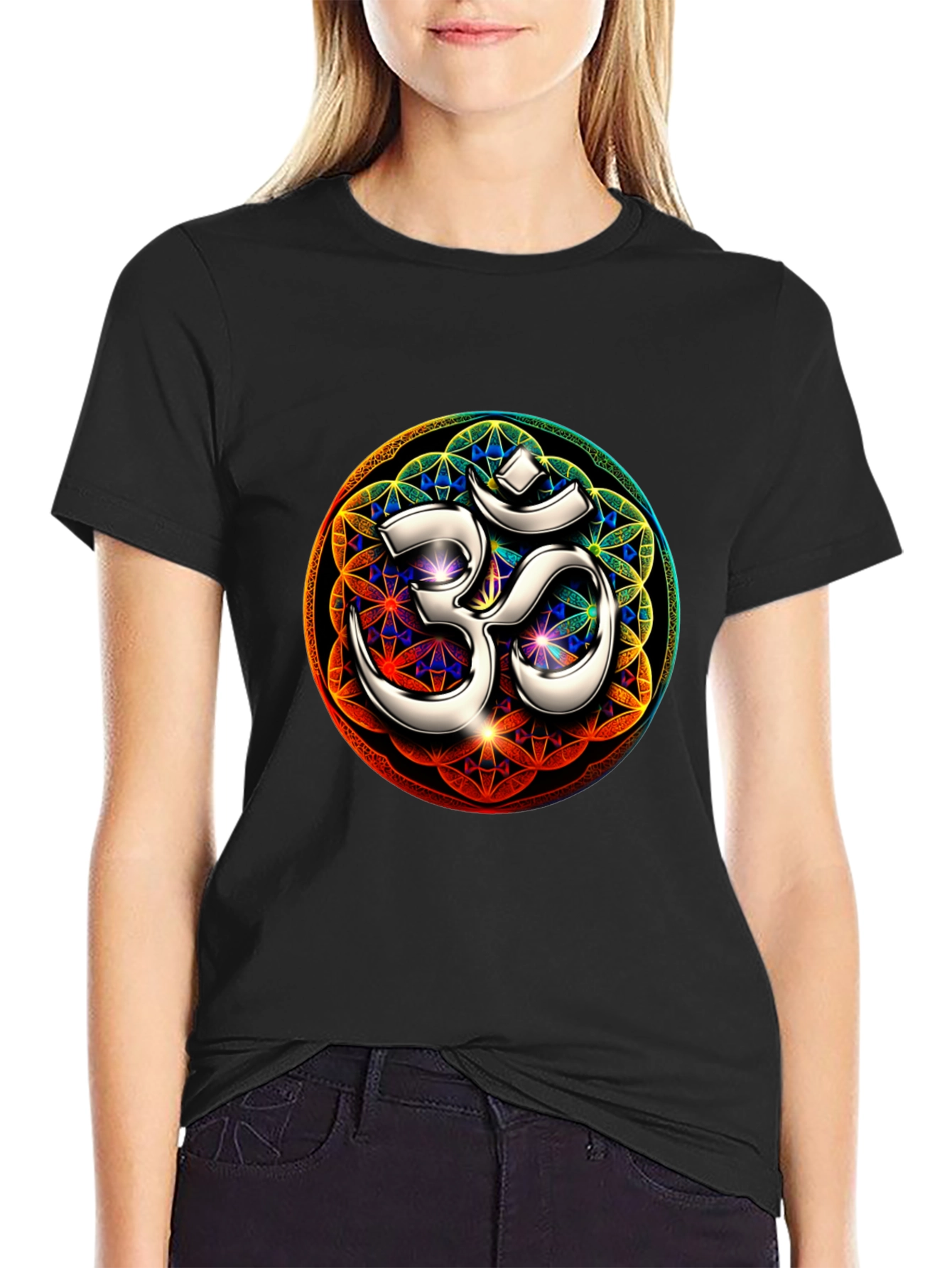 Om Mandala Graphic T-Shirt