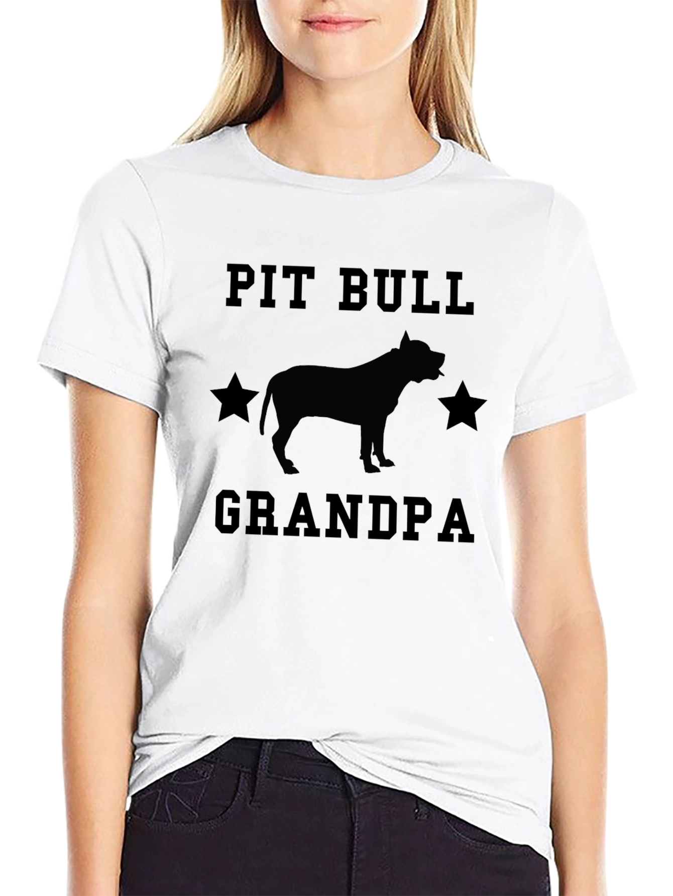 Pit Bull Grandpa T-Shirt - Mens Graphic Tee