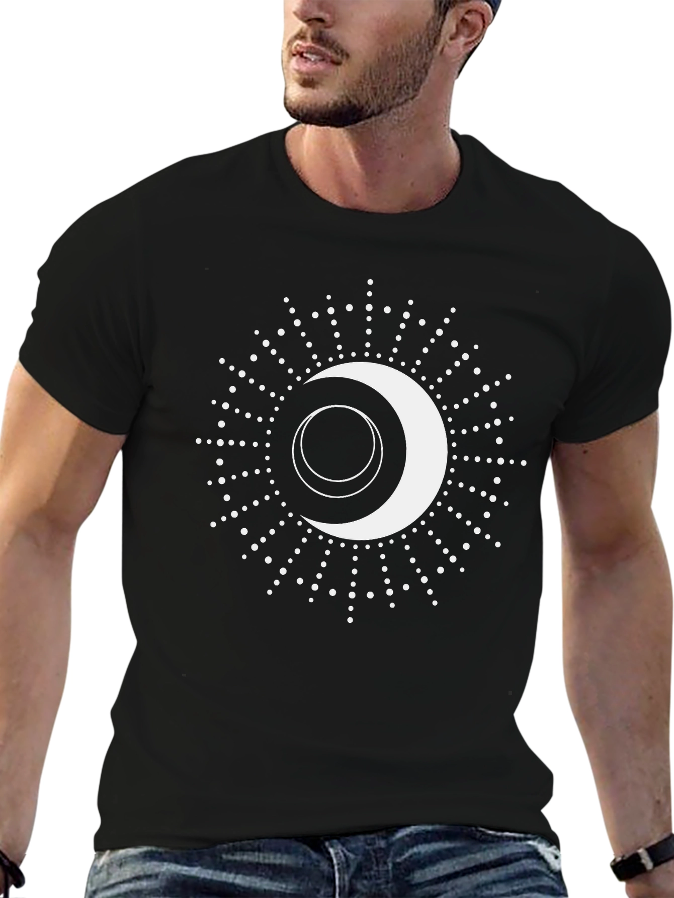 Crescent Moon Graphic T-Shirt