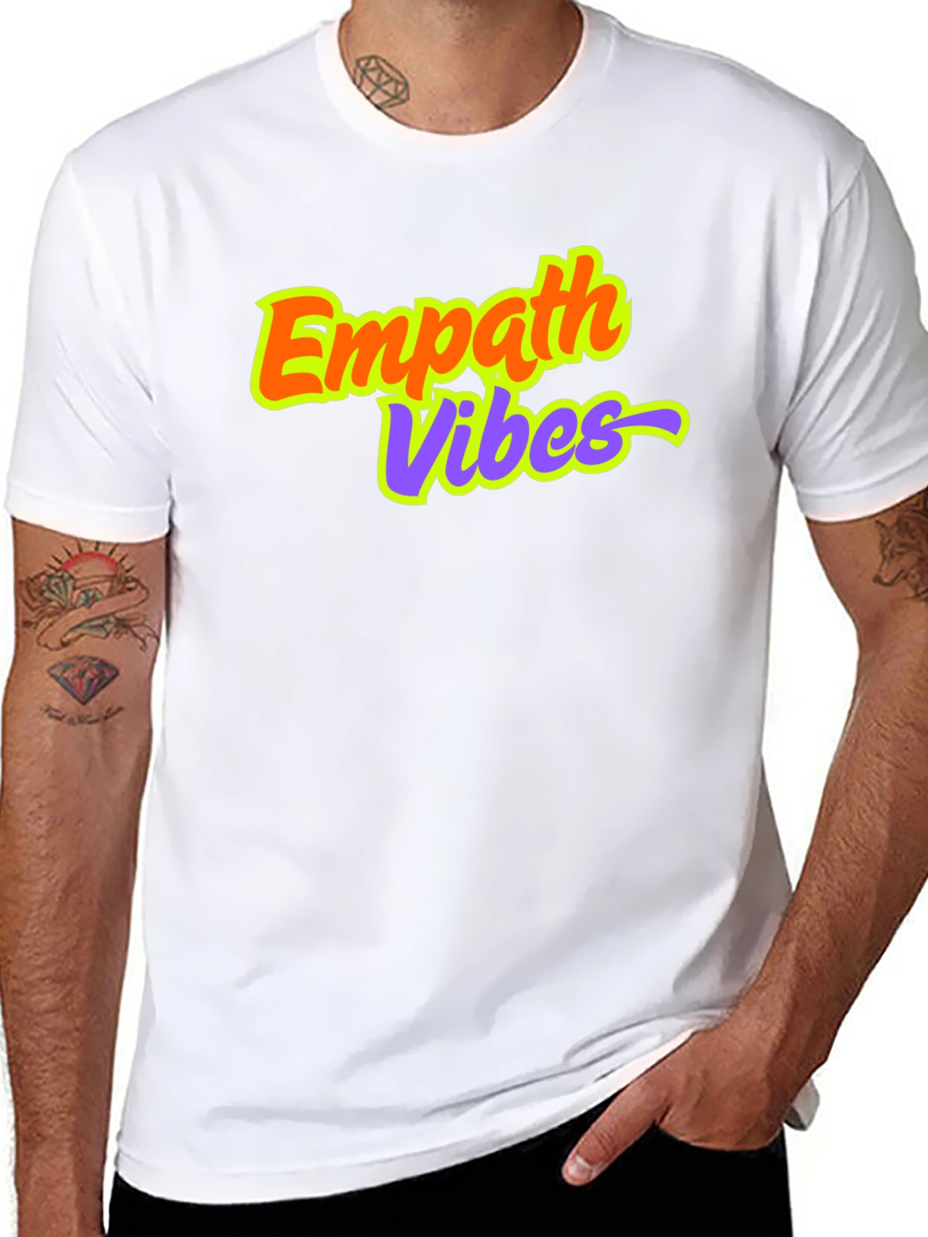 Empath Vibes Graphic T-Shirt - Trendy Tee