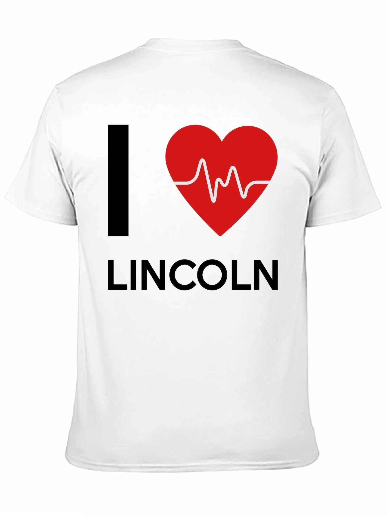 I Heart Lincoln Graphic Tee - Stylish Black T-Shirt