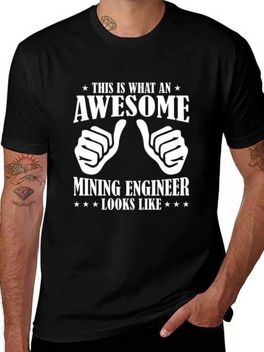 Awesome Mining Engineer Graphic T-Shirt