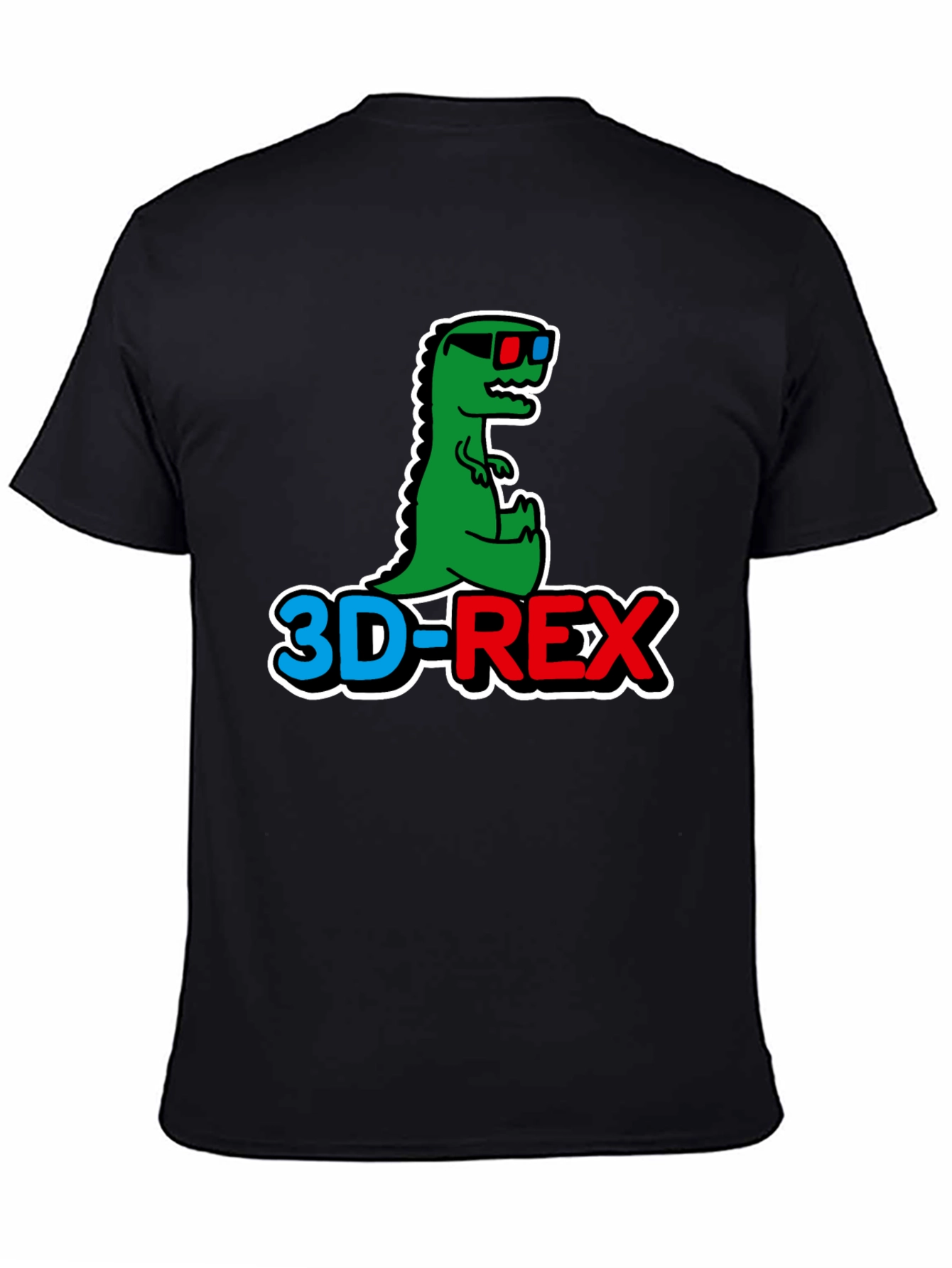 3D-REX Graphic T-Shirt - Trendy Dinosaur Tee