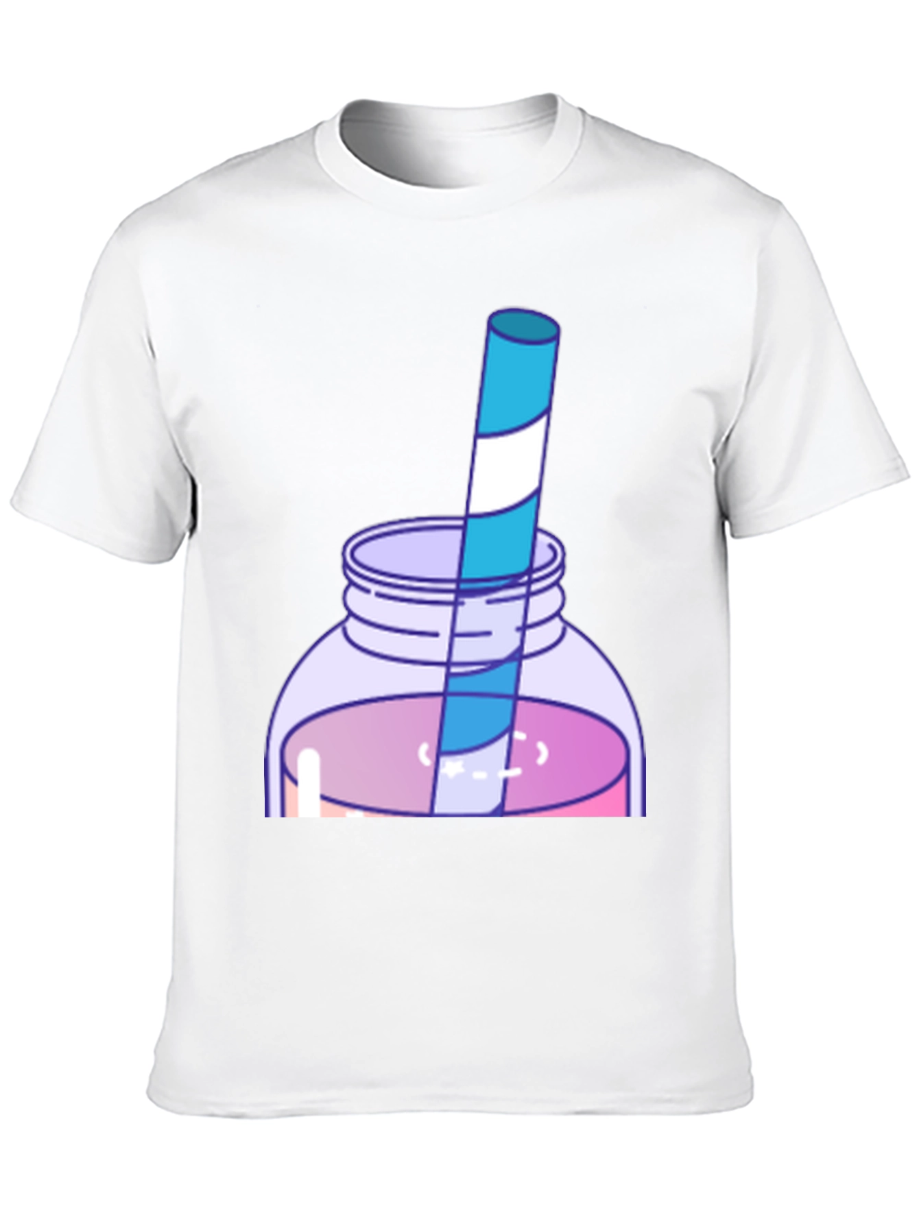 Fun Cartoon Drink T-Shirt