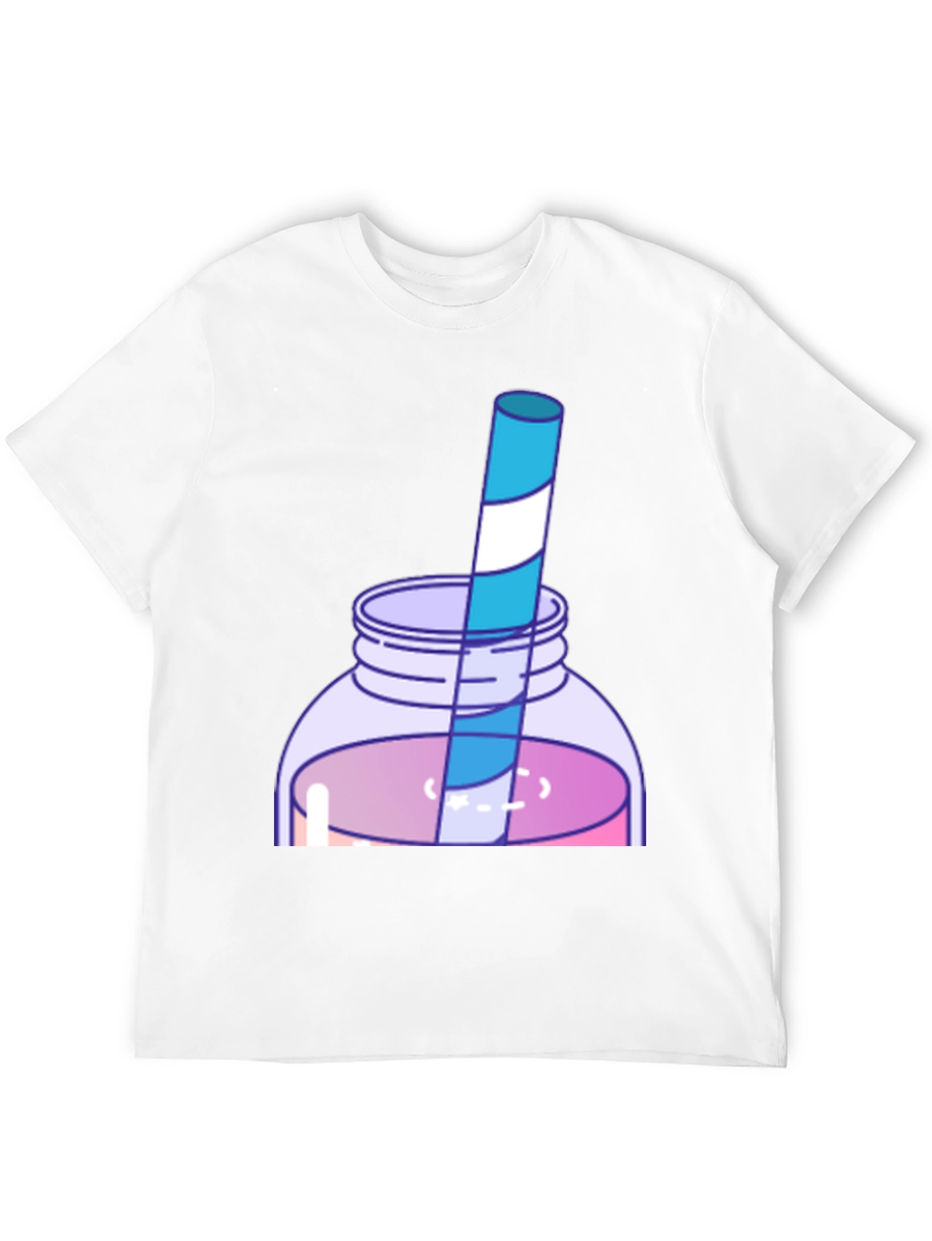 Fun Cartoon Drink T-Shirt