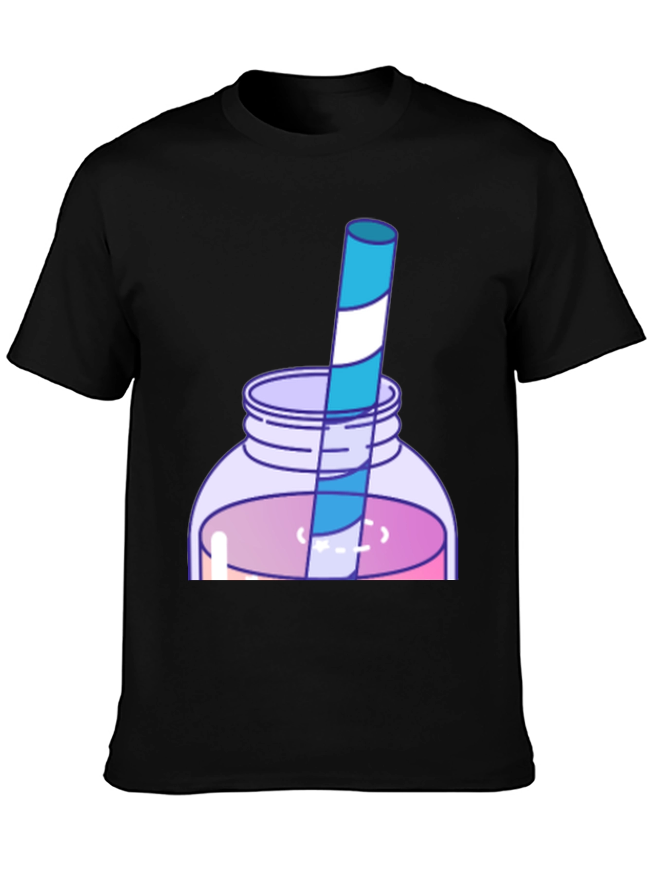 Fun Cartoon Drink T-Shirt