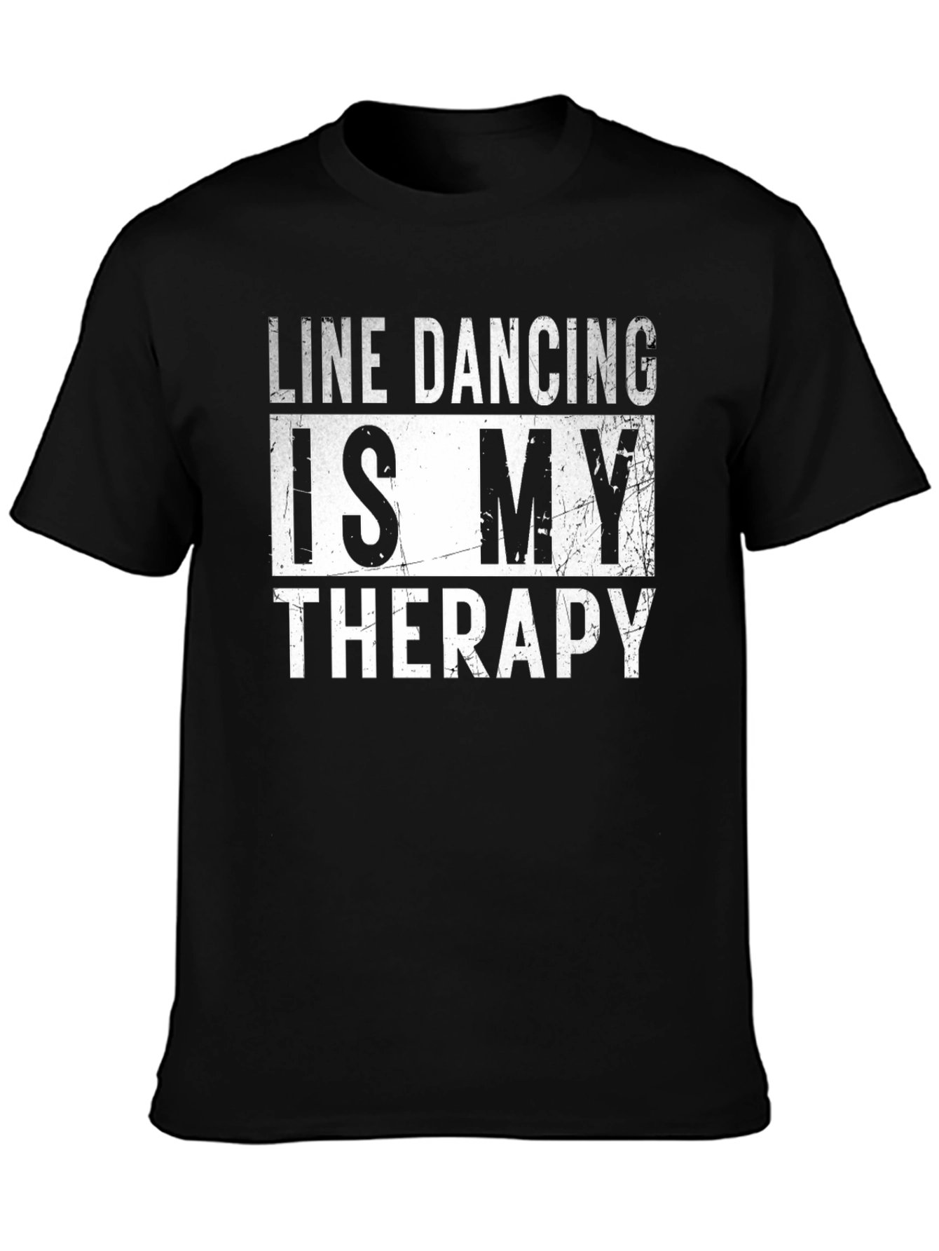 Line Dancing Therapy Graphic T-Shirt