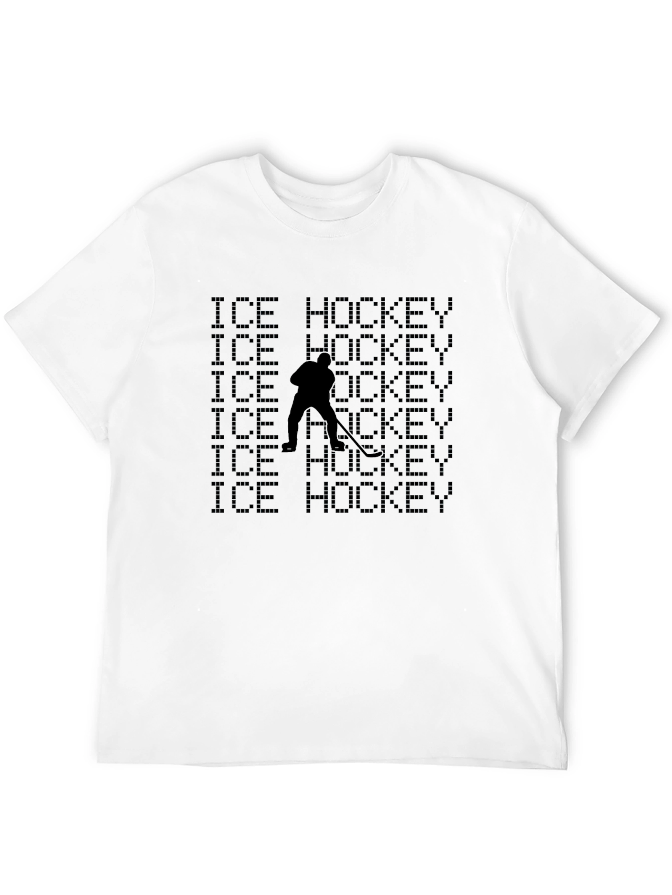 Ice Hockey Black Tee