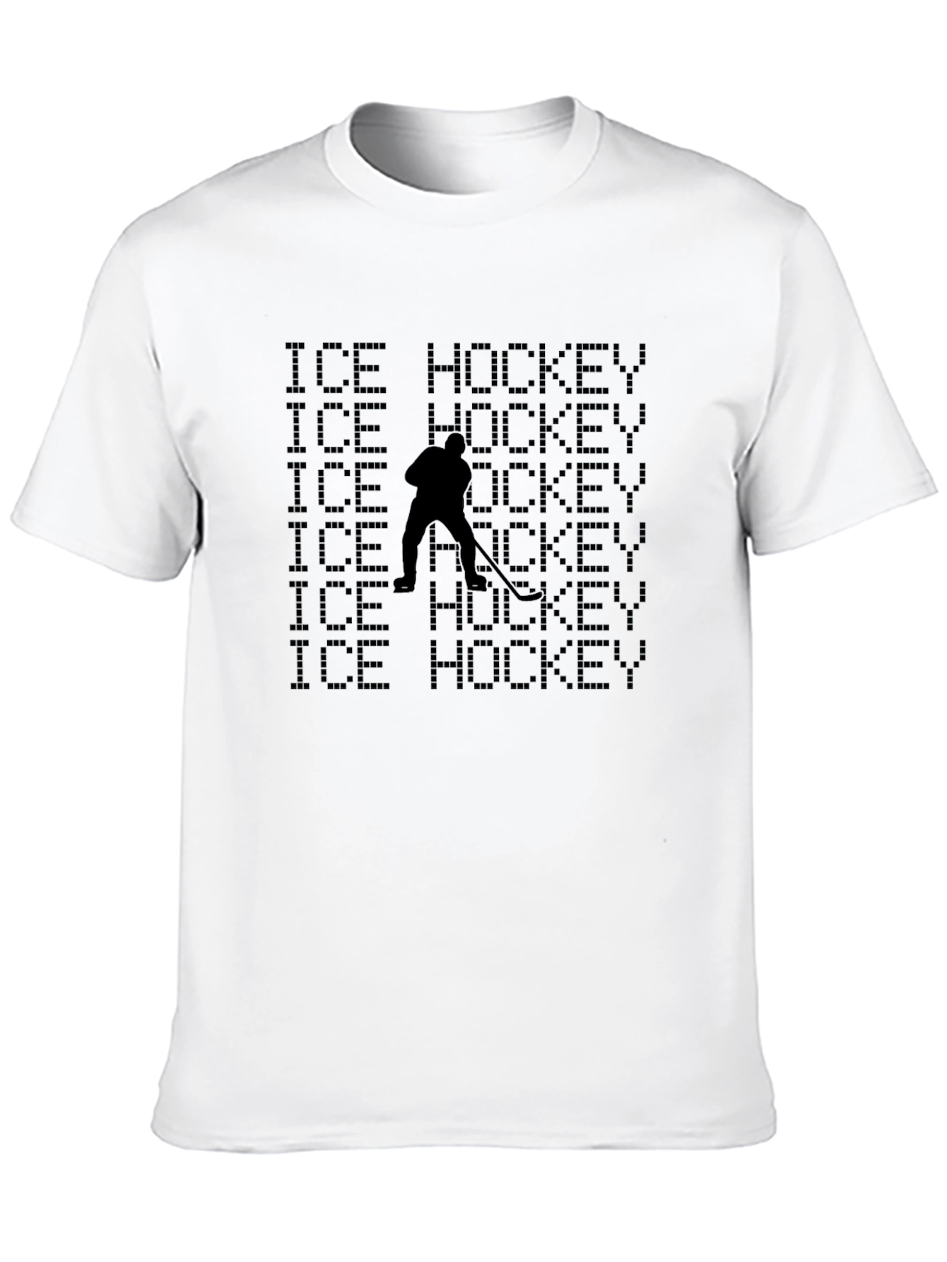Ice Hockey Black Tee