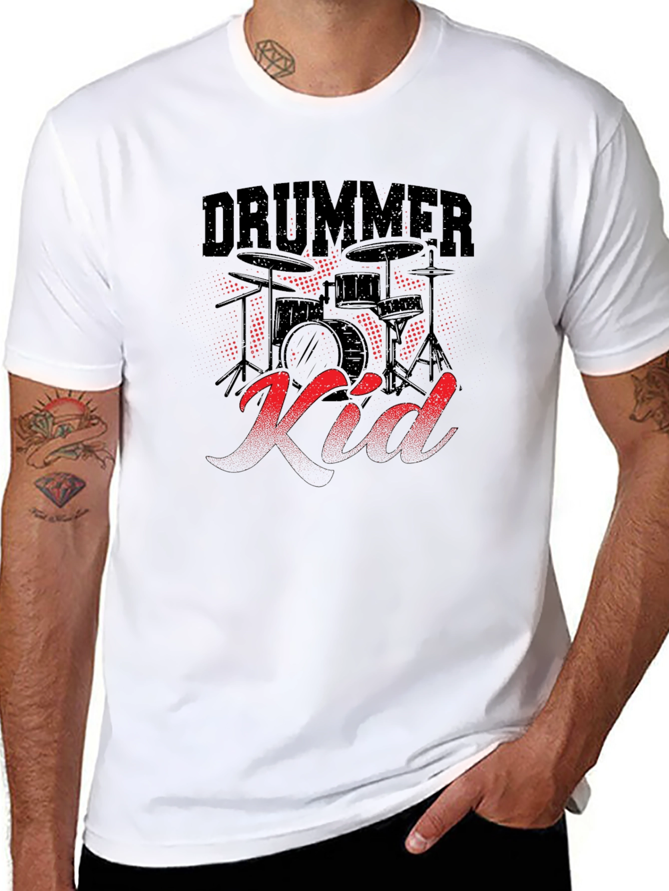 Drummer Kid T-Shirt - Music Lover Tee