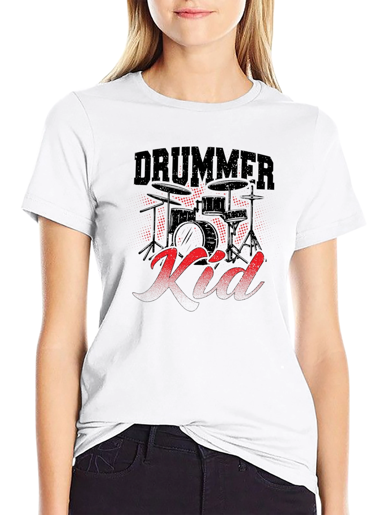 Drummer Kid T-Shirt - Music Lover Tee