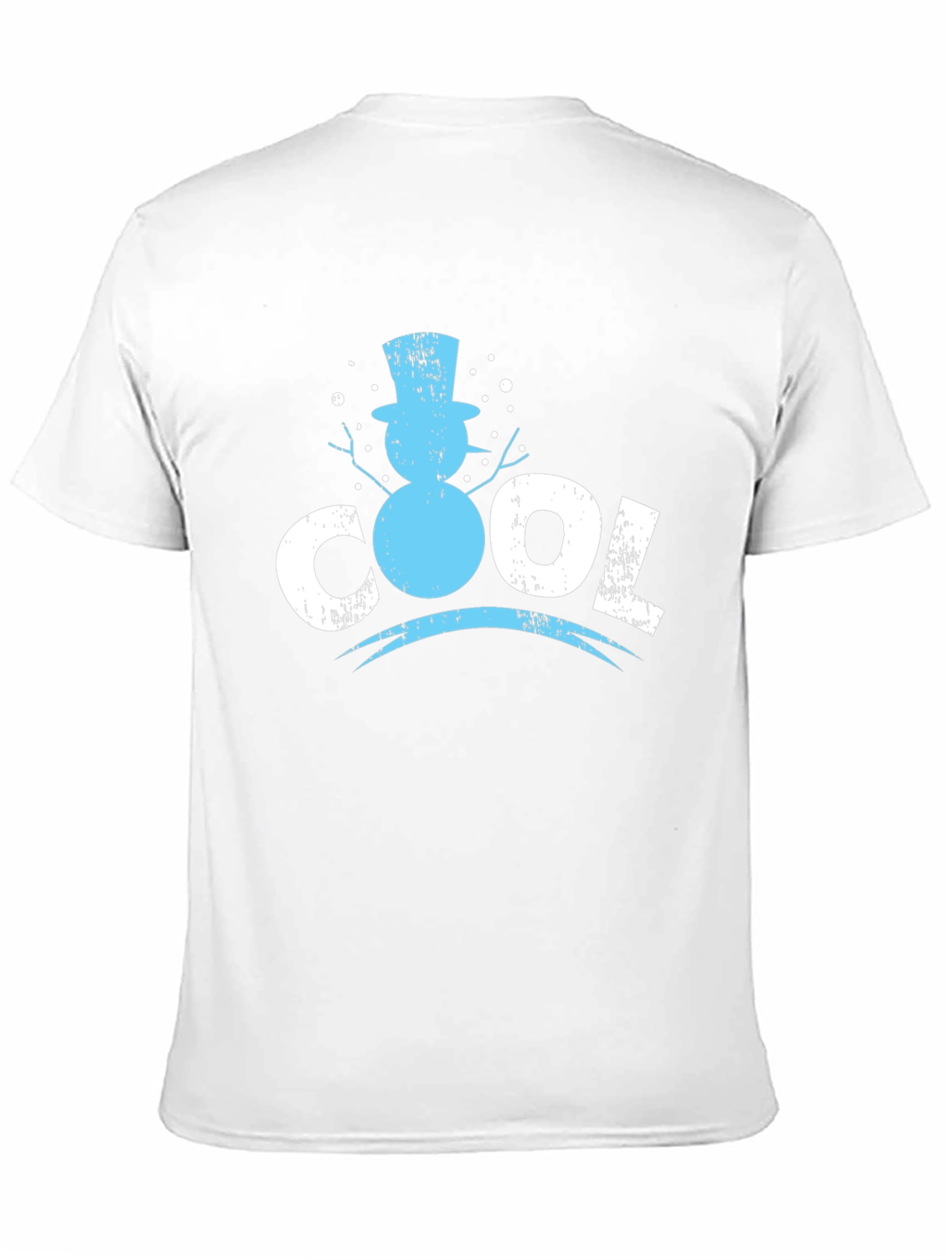 Cool Snowman Graphic Tee - Stylish Winter Apparel