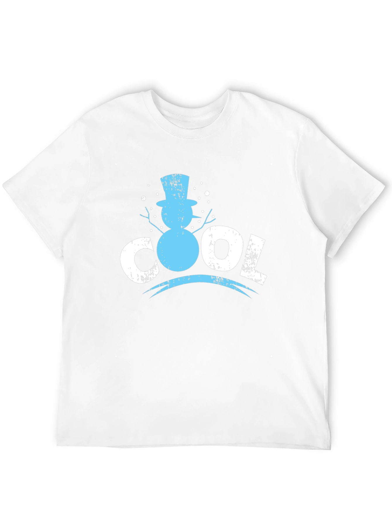 Cool Snowman Graphic Tee - Stylish Winter Apparel