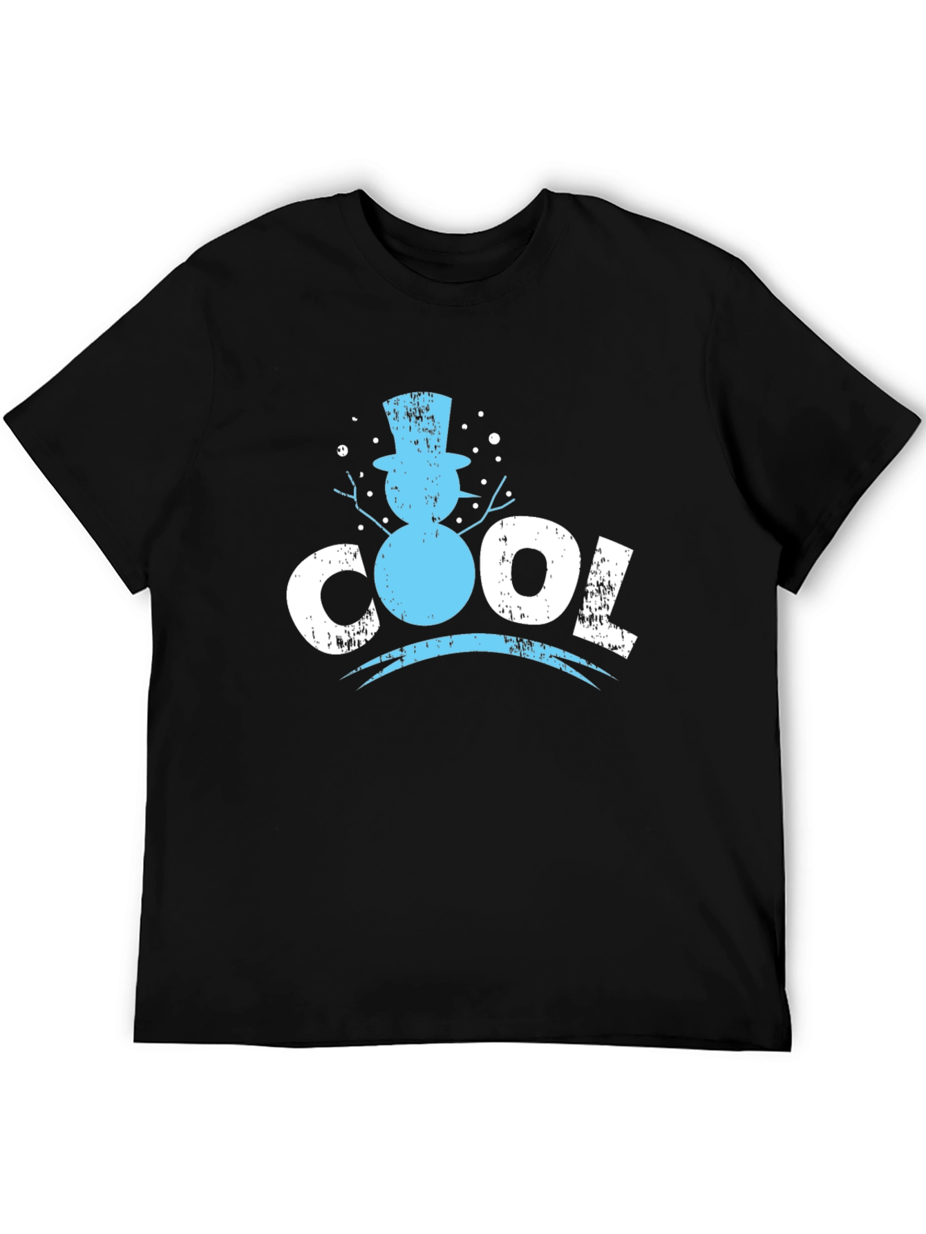 Cool Snowman Graphic Tee - Stylish Winter Apparel