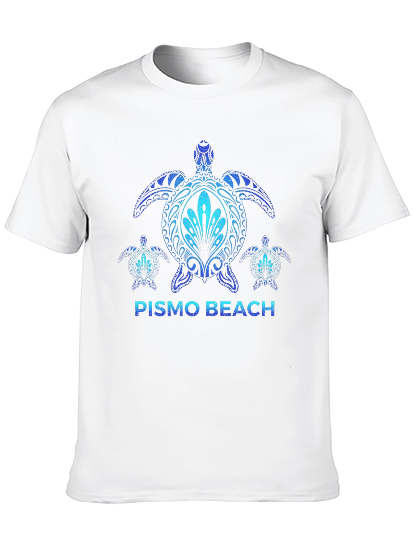 Pismo Beach Turtle Graphic Tee - Black