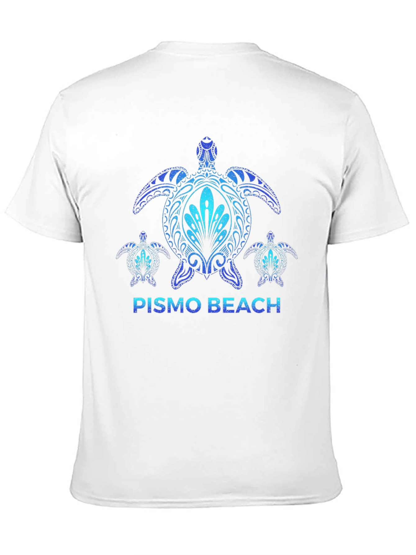 Pismo Beach Turtle Graphic Tee - Black