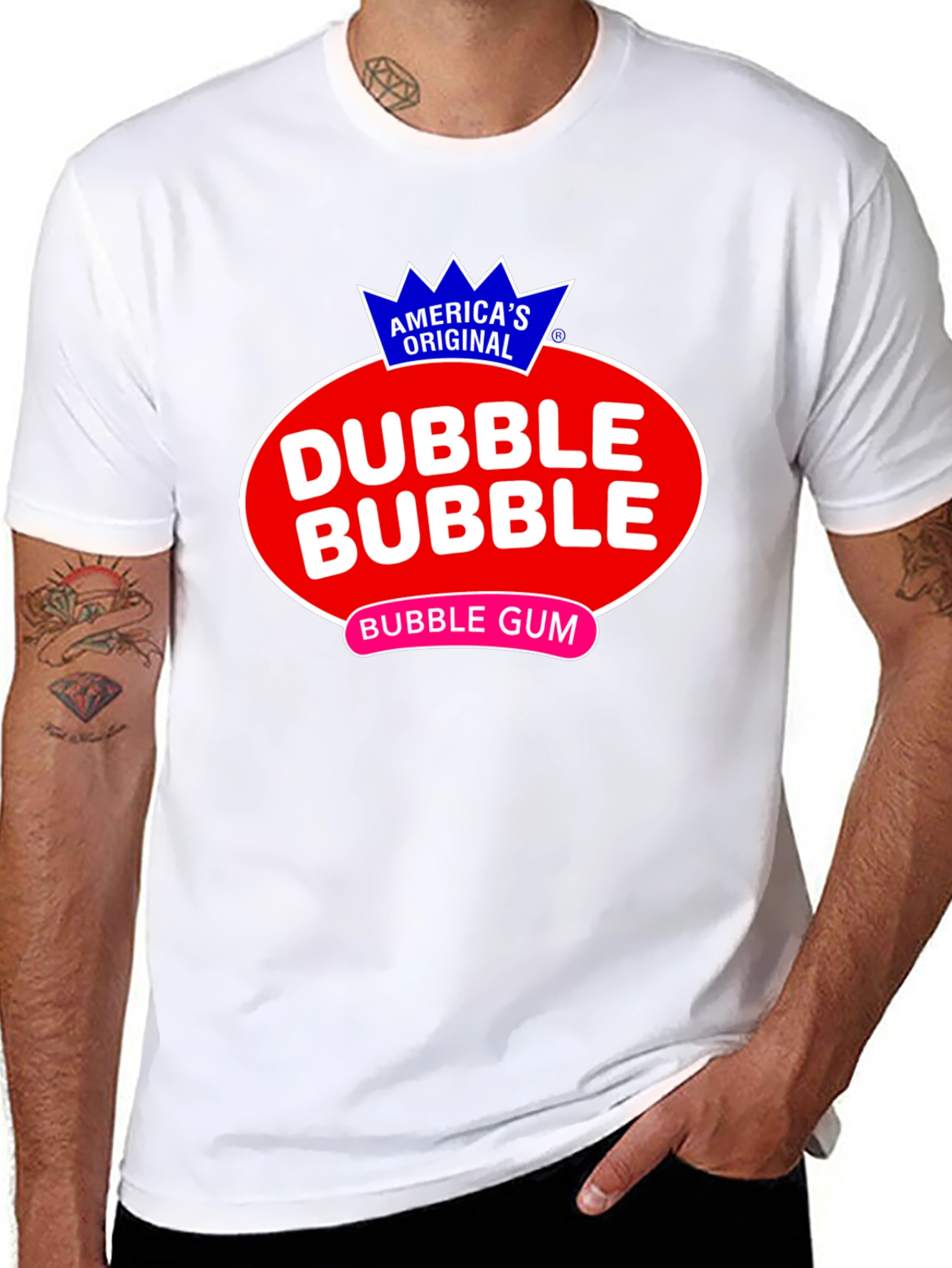 Dubble Bubble Gum Graphic T-Shirt - Classic Candy Tee