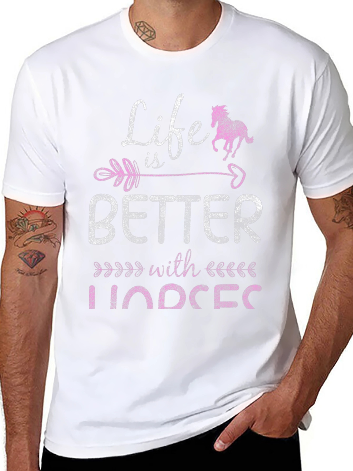 Life is Better with Horses Graphic Tee