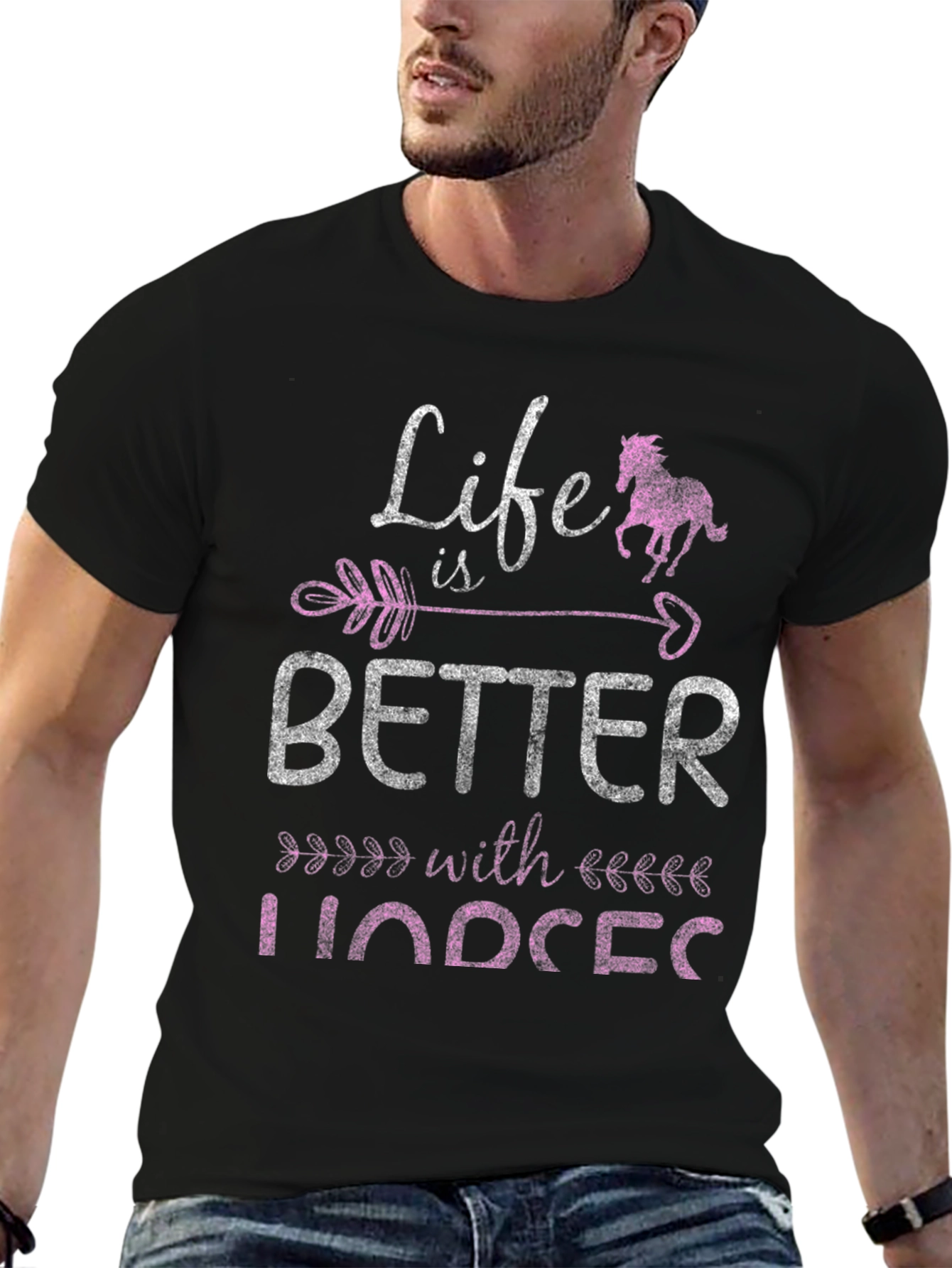 Life is Better with Horses Graphic Tee