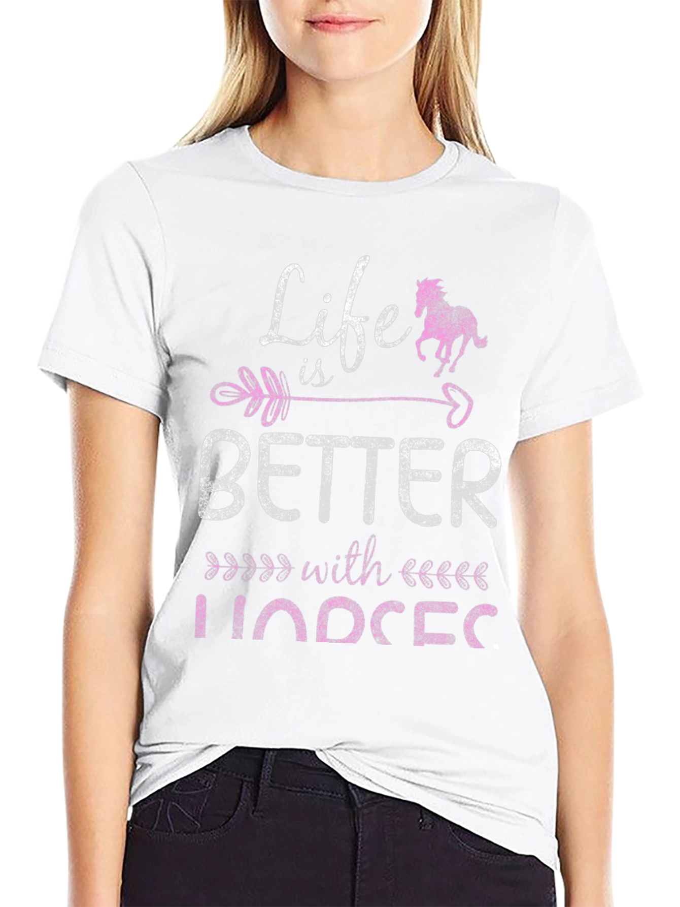 Life is Better with Horses Graphic Tee