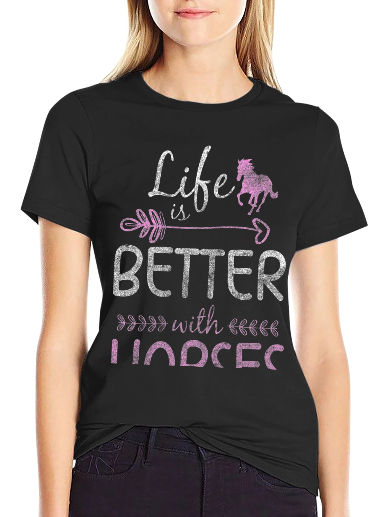 Life is Better with Horses Graphic Tee