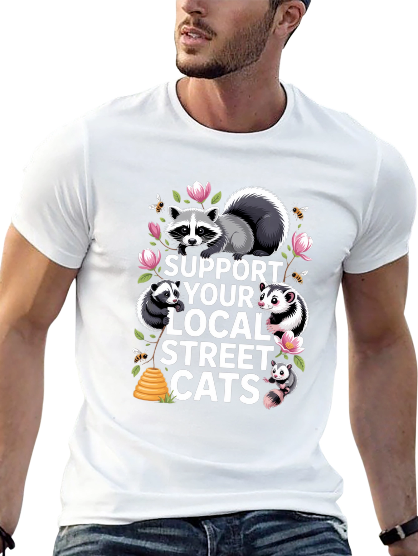 Support Your Local Street Cats T-Shirt